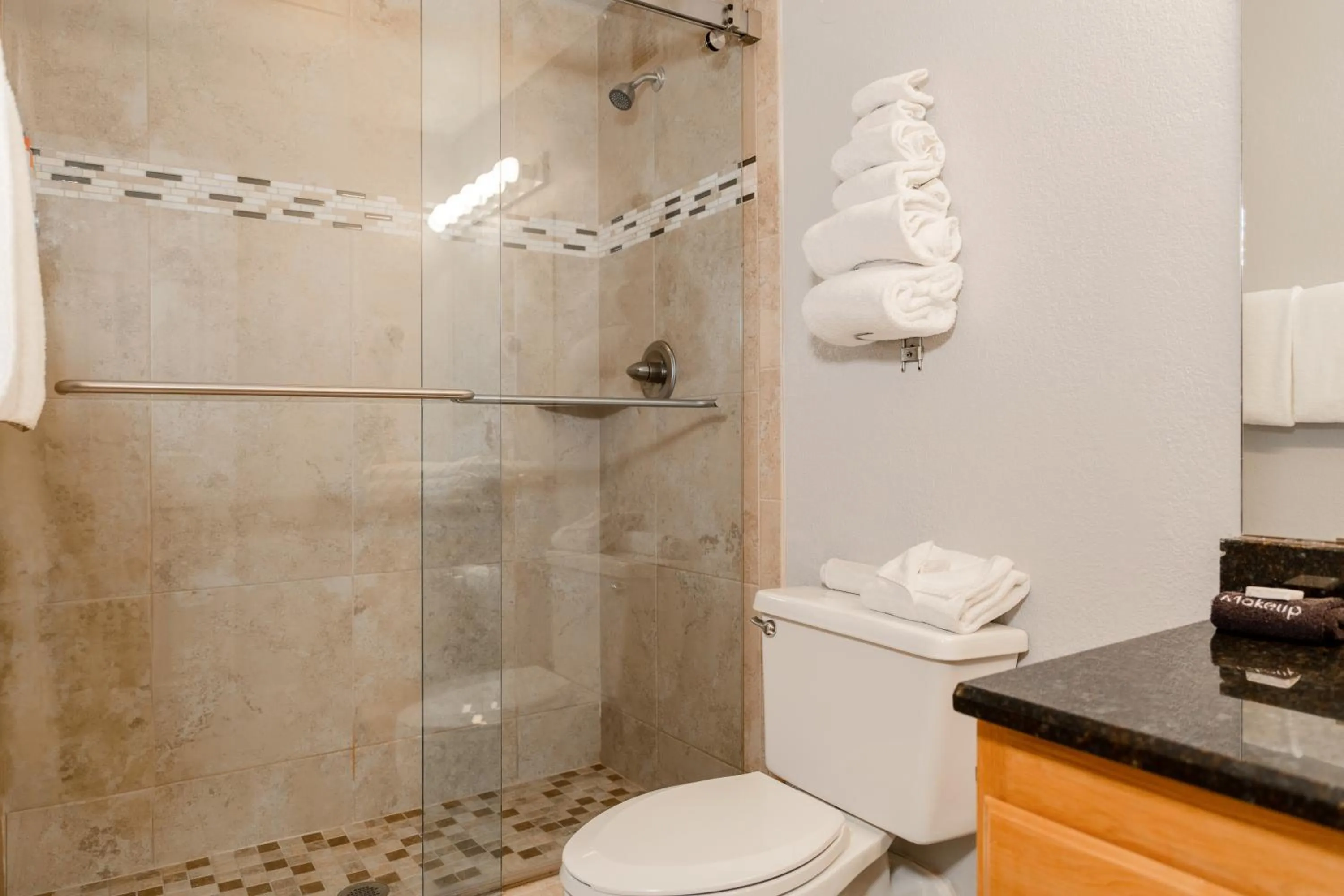 Shower in Legacy Vacation Resorts Steamboat Springs Hilltop