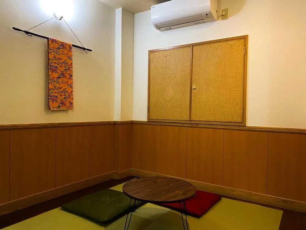 Photo of the whole room, Bed in Hotel bin