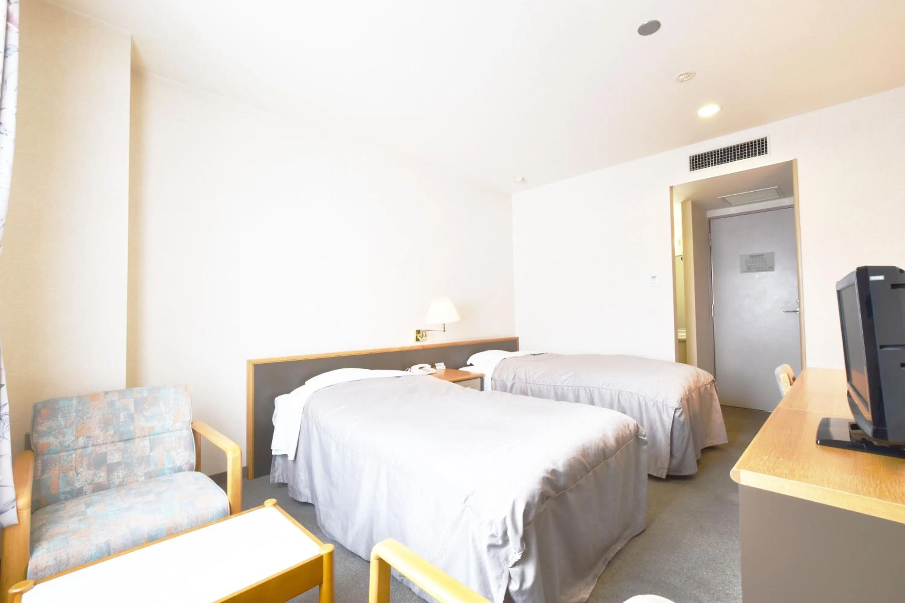 Bed in Nayoro Onsen Sunpillar