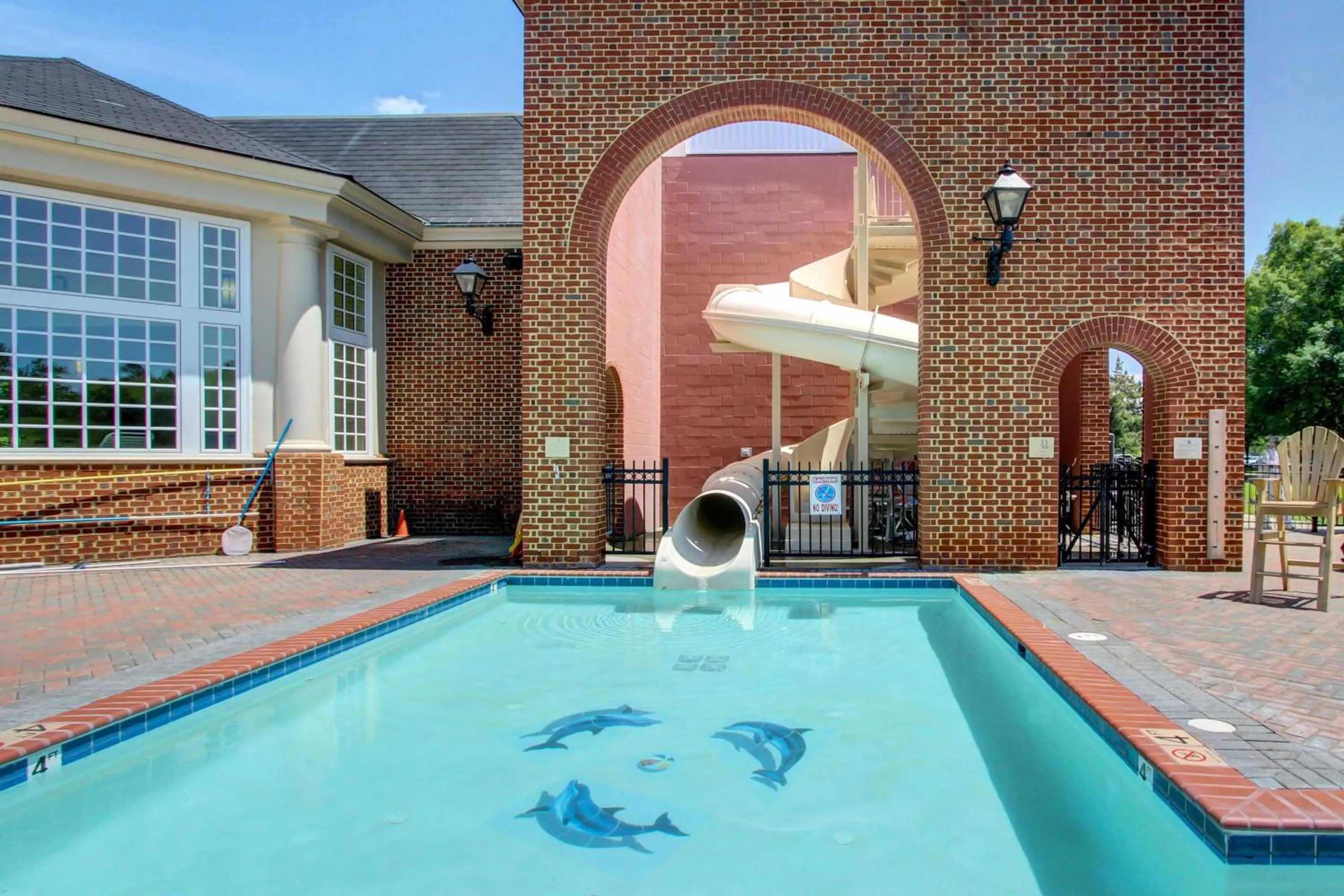 Pool view in The Founders Inn & Spa Tapestry Collection By Hilton