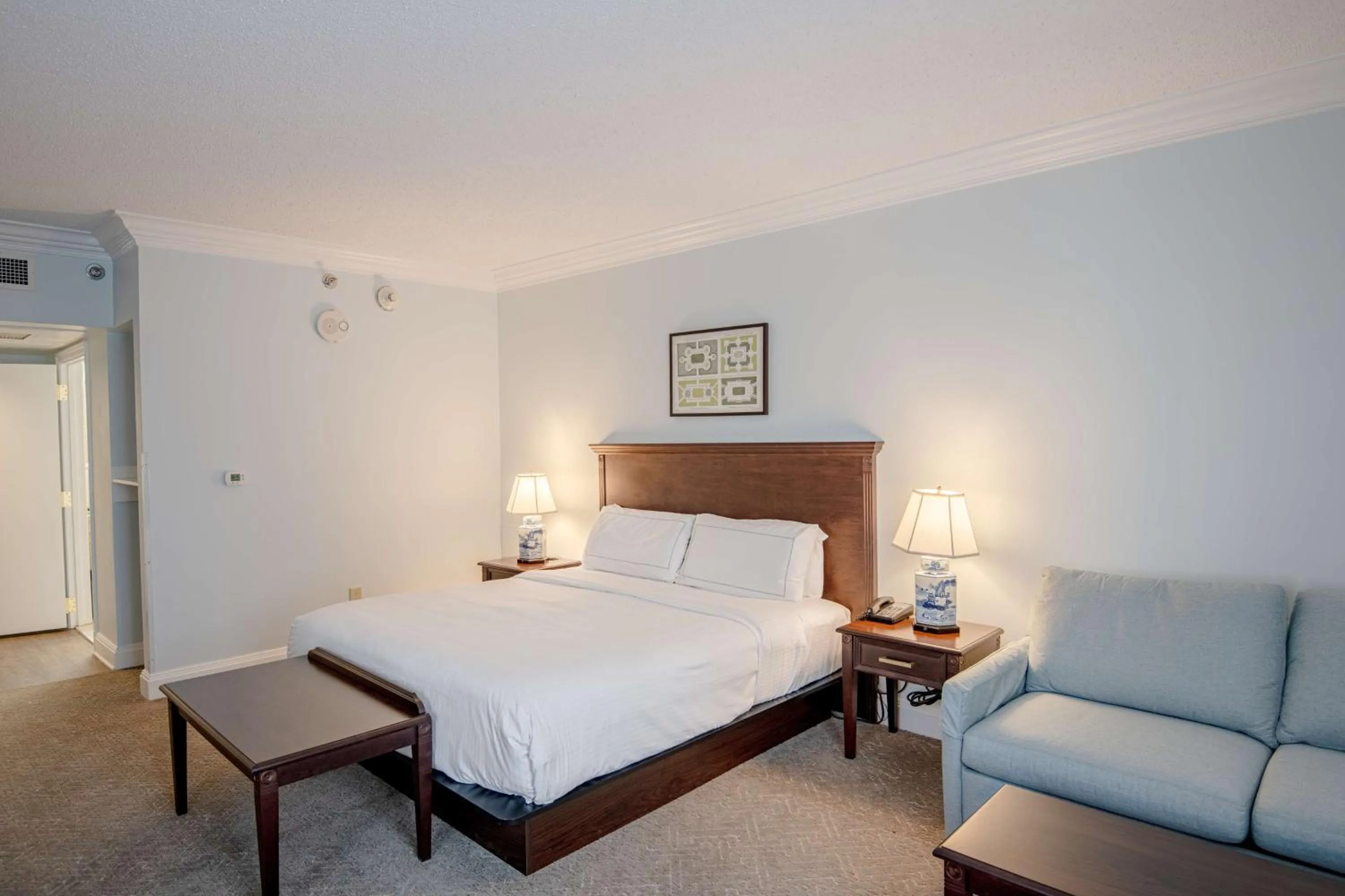 Bed in The Founders Inn & Spa Tapestry Collection By Hilton