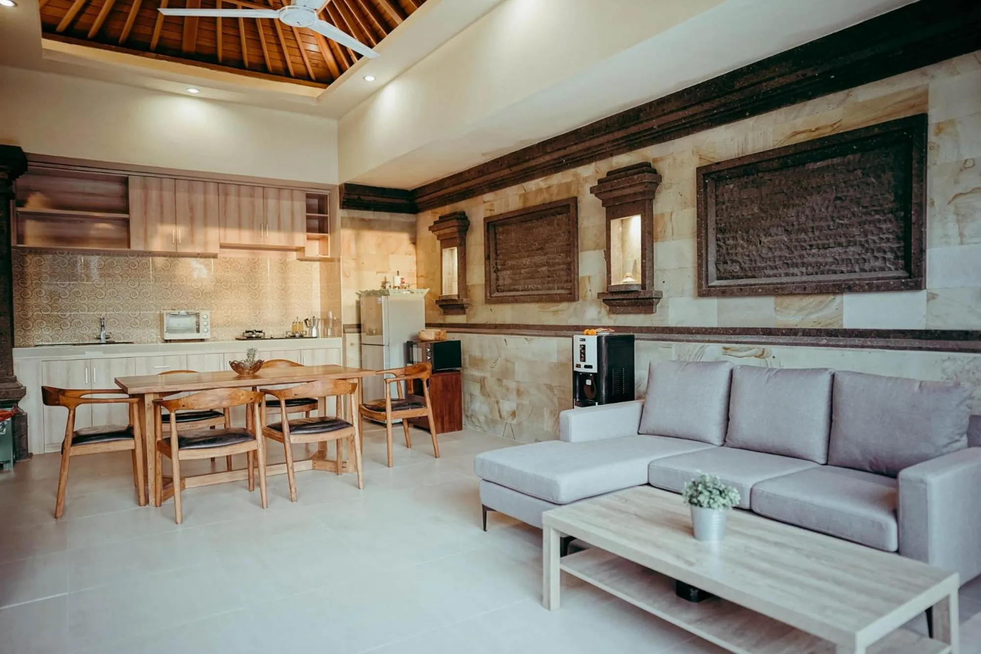 Living room in Widi Agung Villa