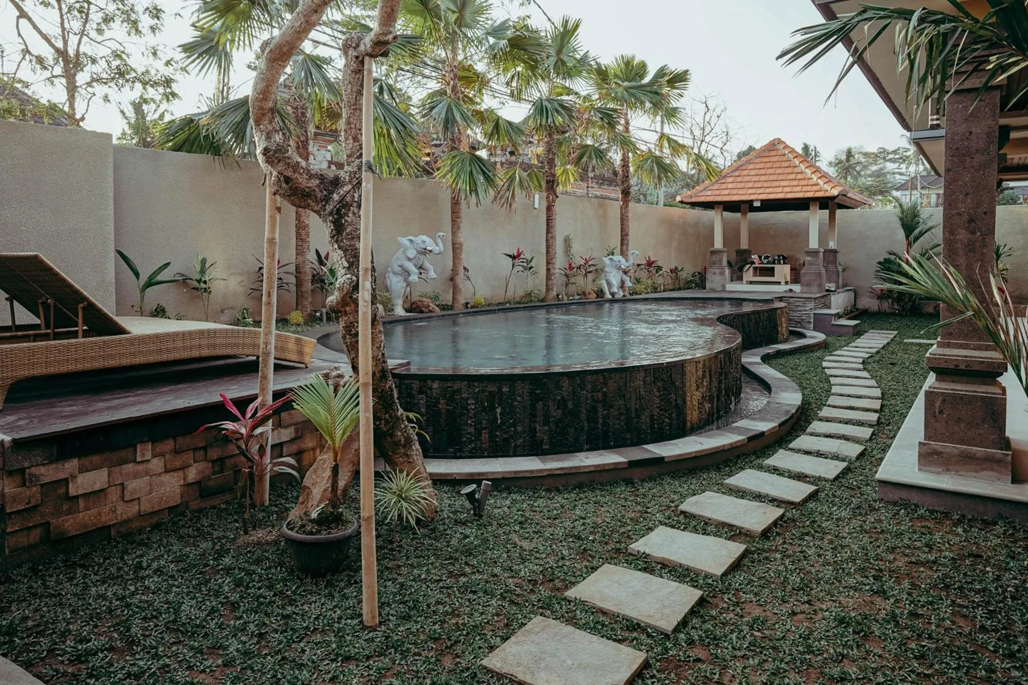 Swimming pool in Widi Agung Villa