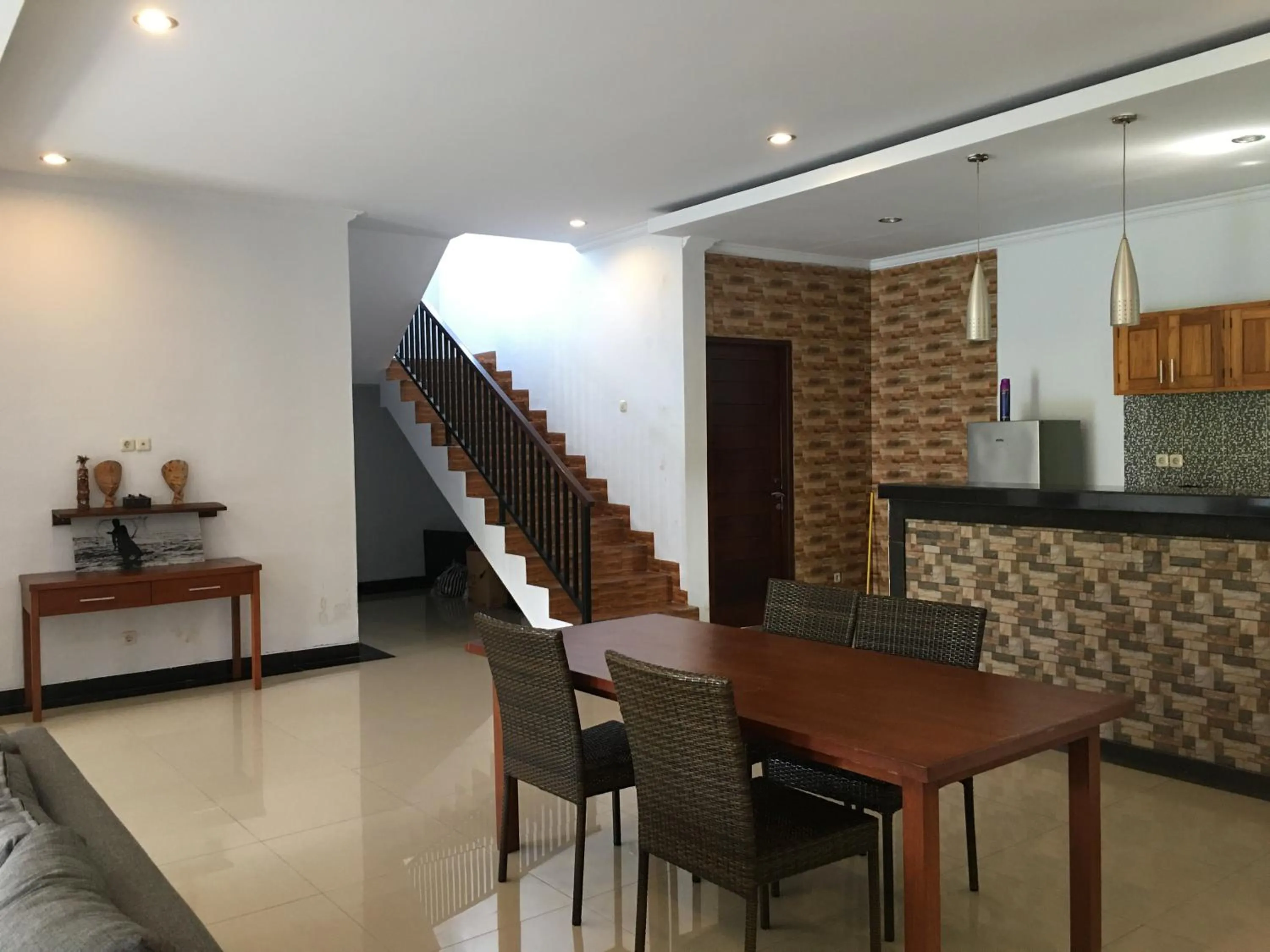 Dining area in Widi Agung Villa