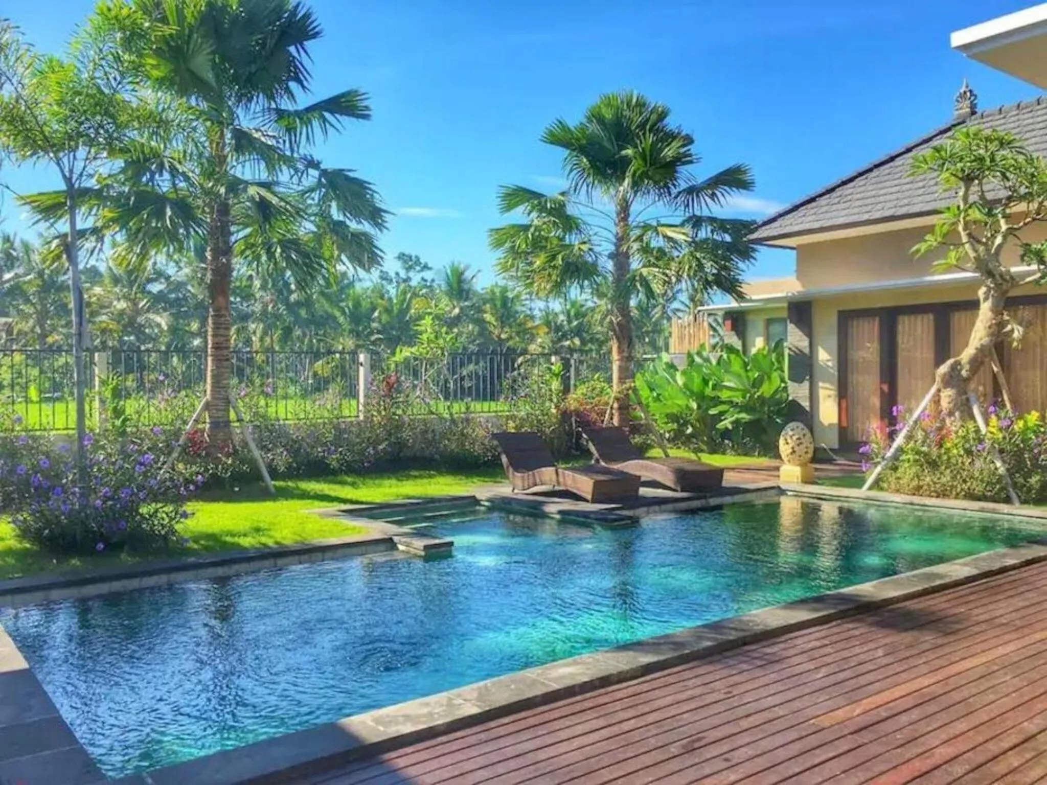Swimming pool in Widi Agung Villa