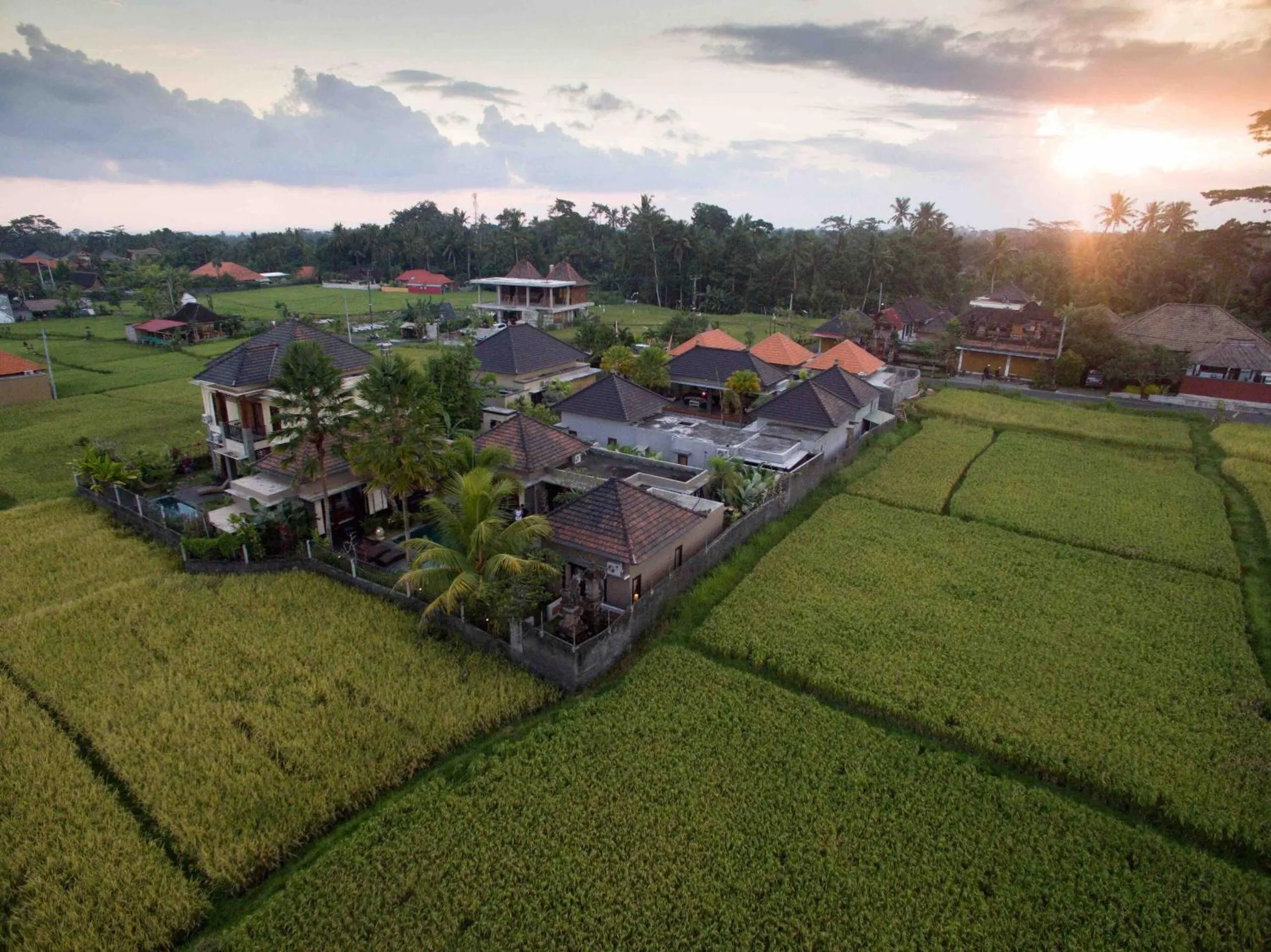 Bird's eye view in Widi Agung Villa