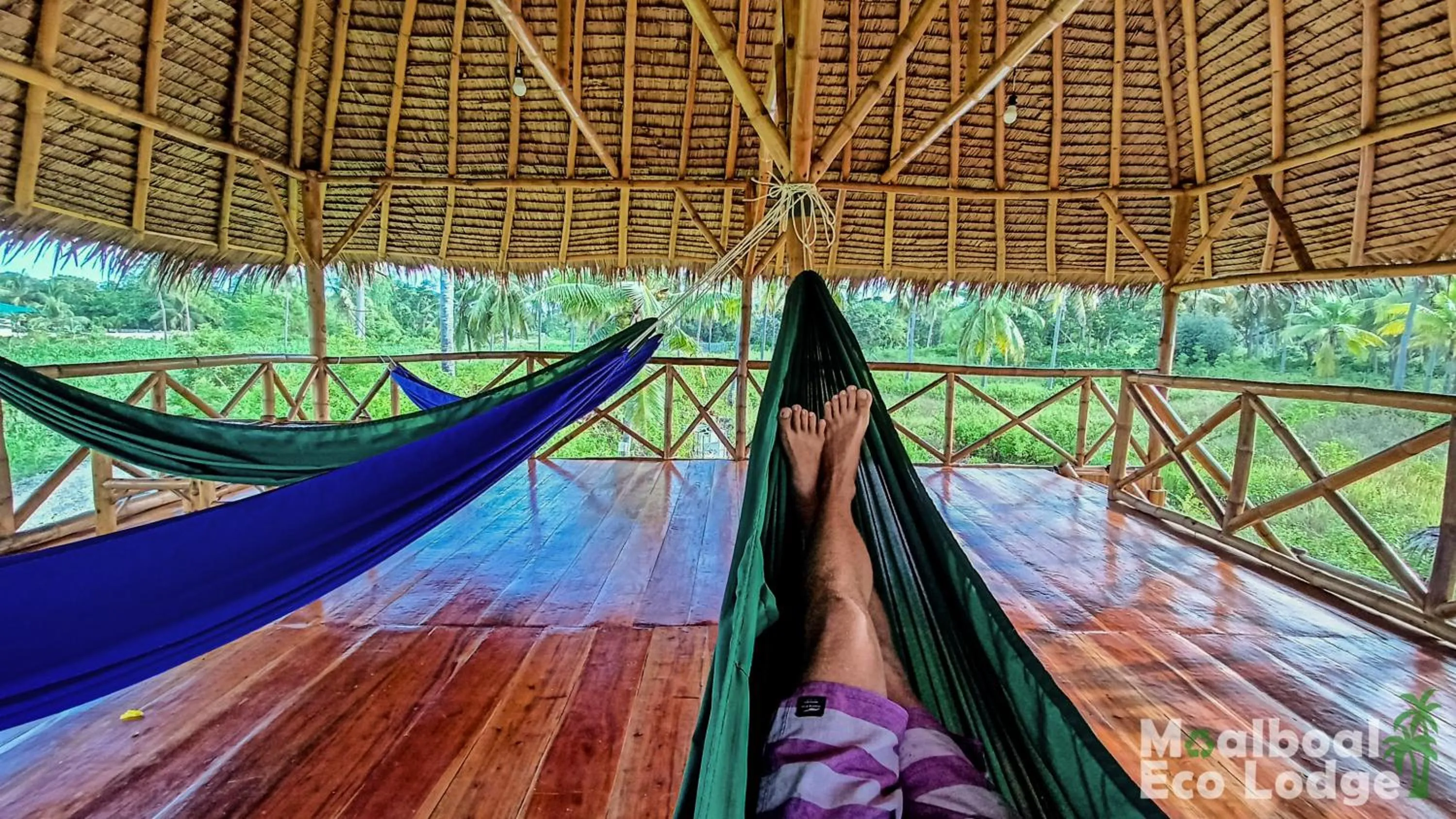 Balcony/Terrace in Moalboal Eco Lodge