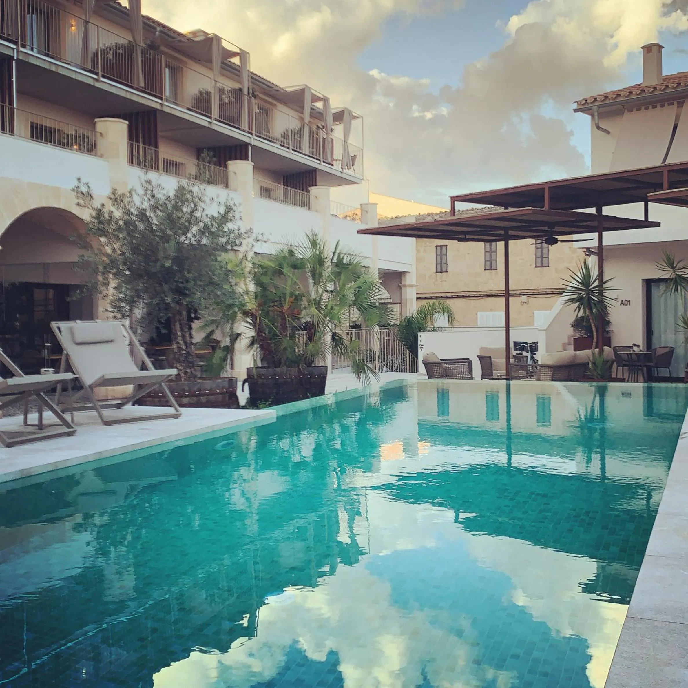 Patio in Ynaira hotel & Spa