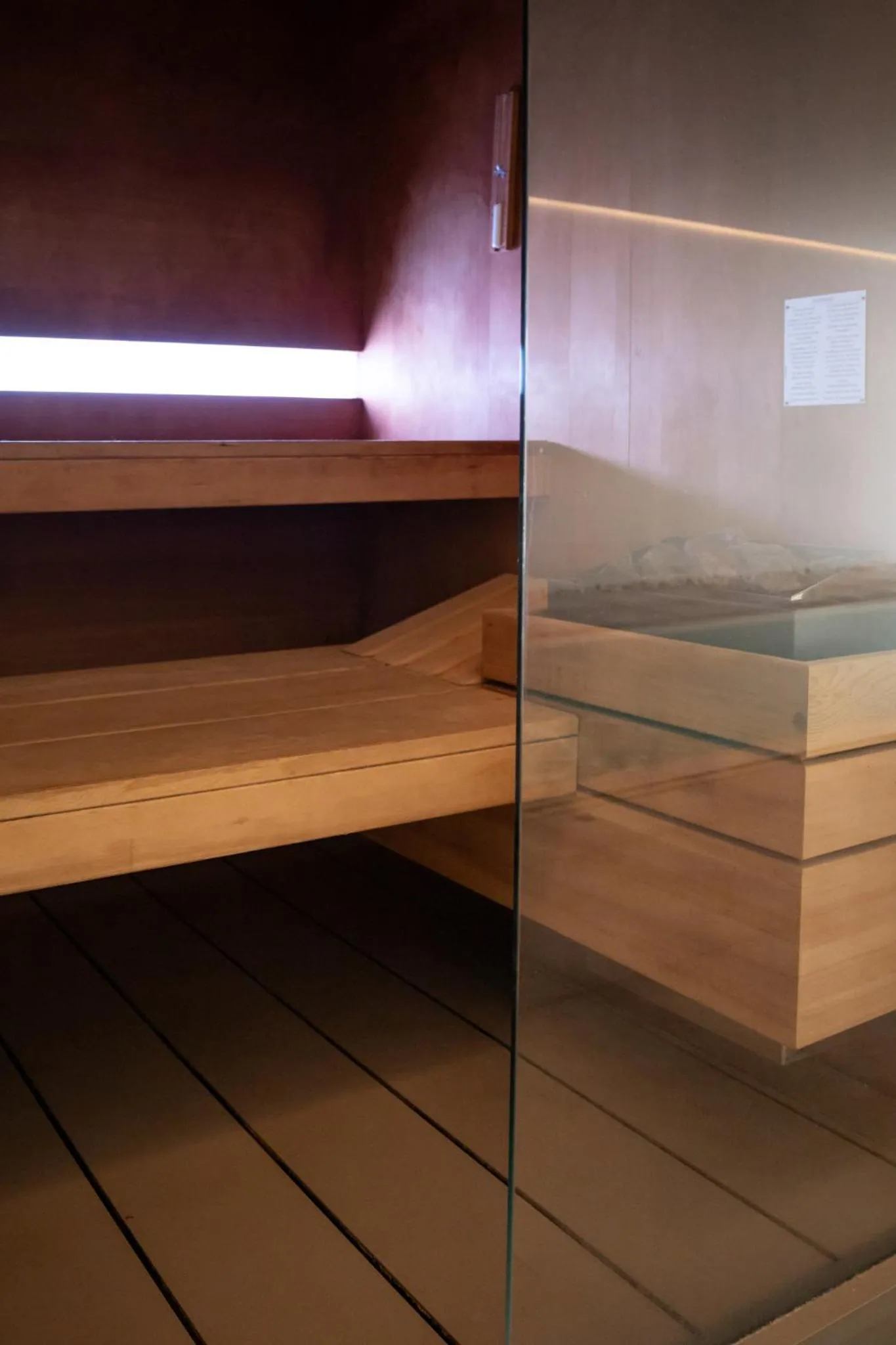 Sauna in Ynaira hotel & Spa
