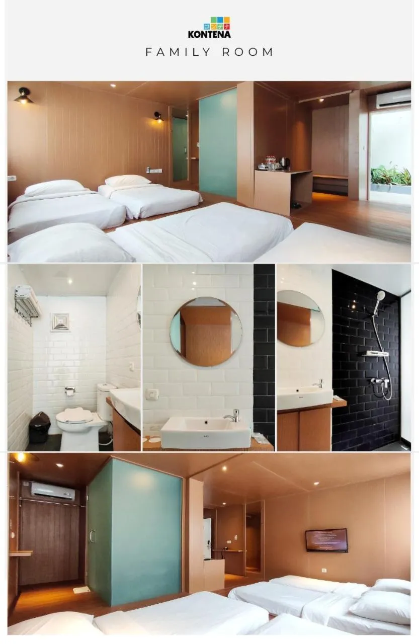 Bed in Kontena Hotel