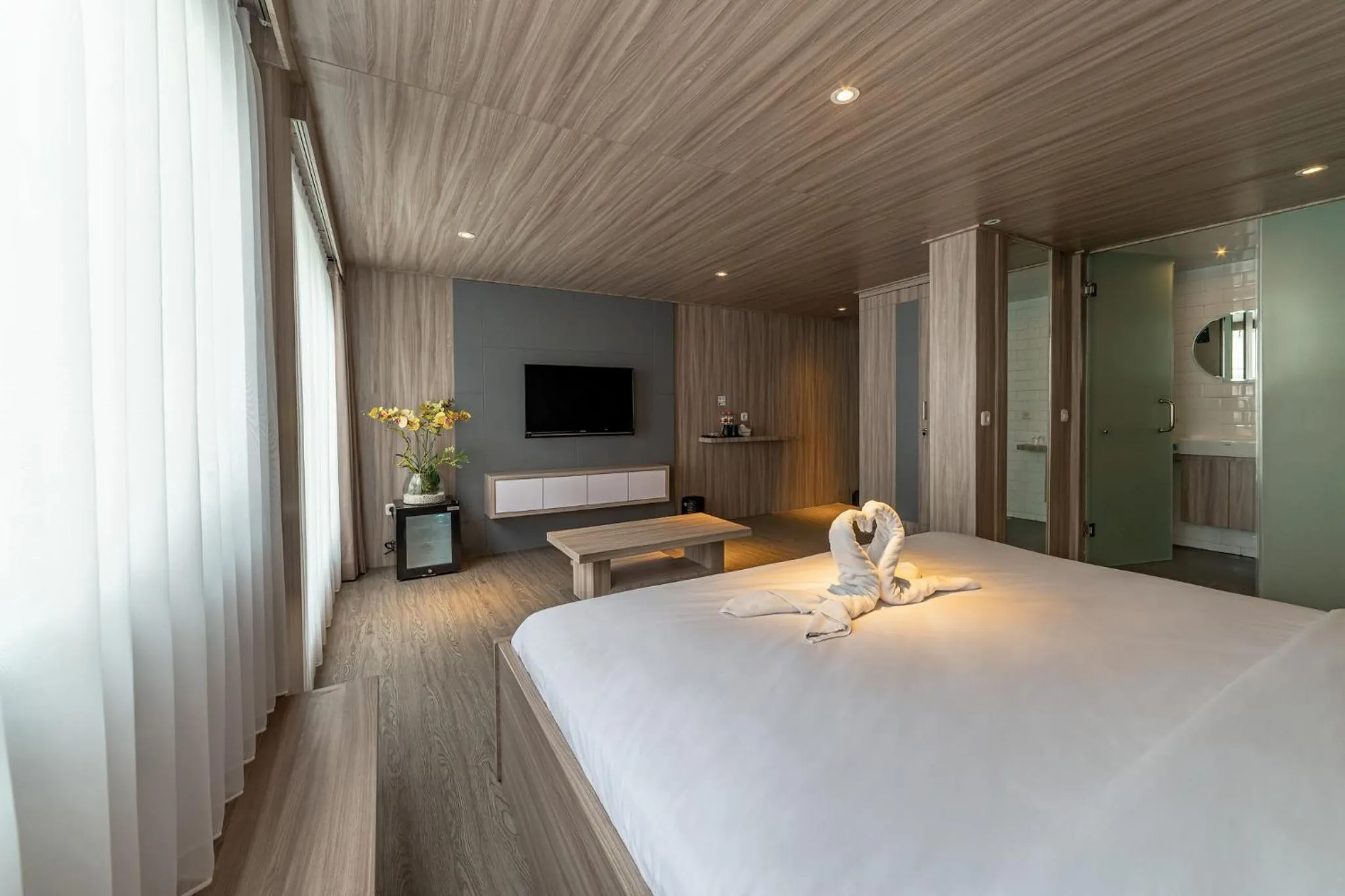 Photo of the whole room, Bed in Kontena Hotel