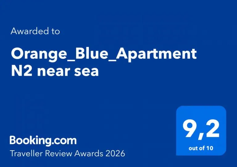Orange_Blue_Аpartment N2 near sea