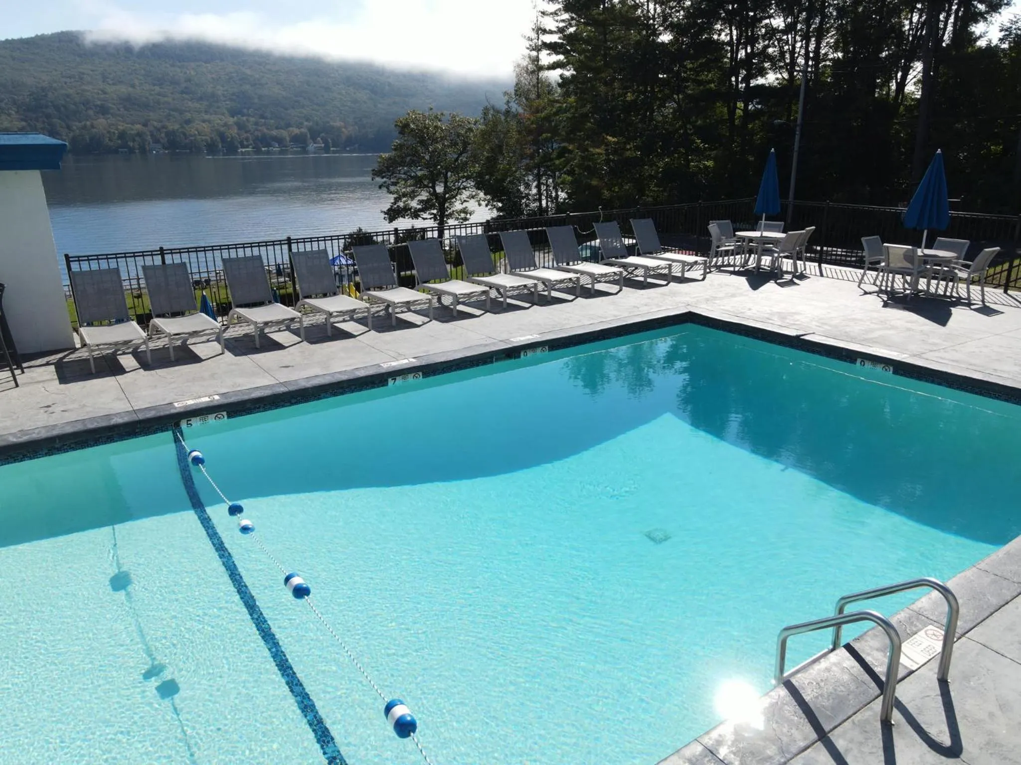 Pool view in Lakefront Terrace Resort