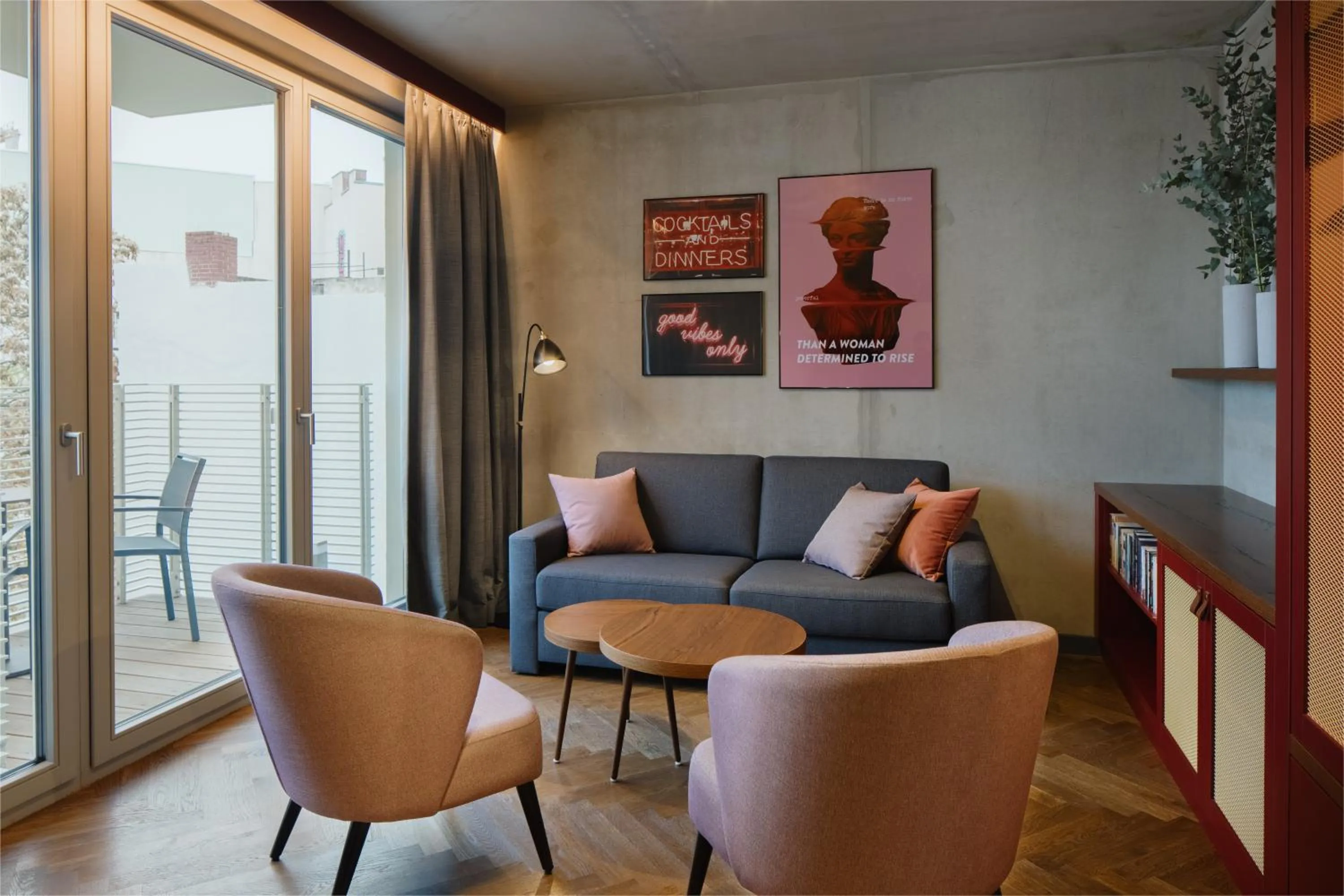 Living room in Downtown Apartments Mitte-Wedding