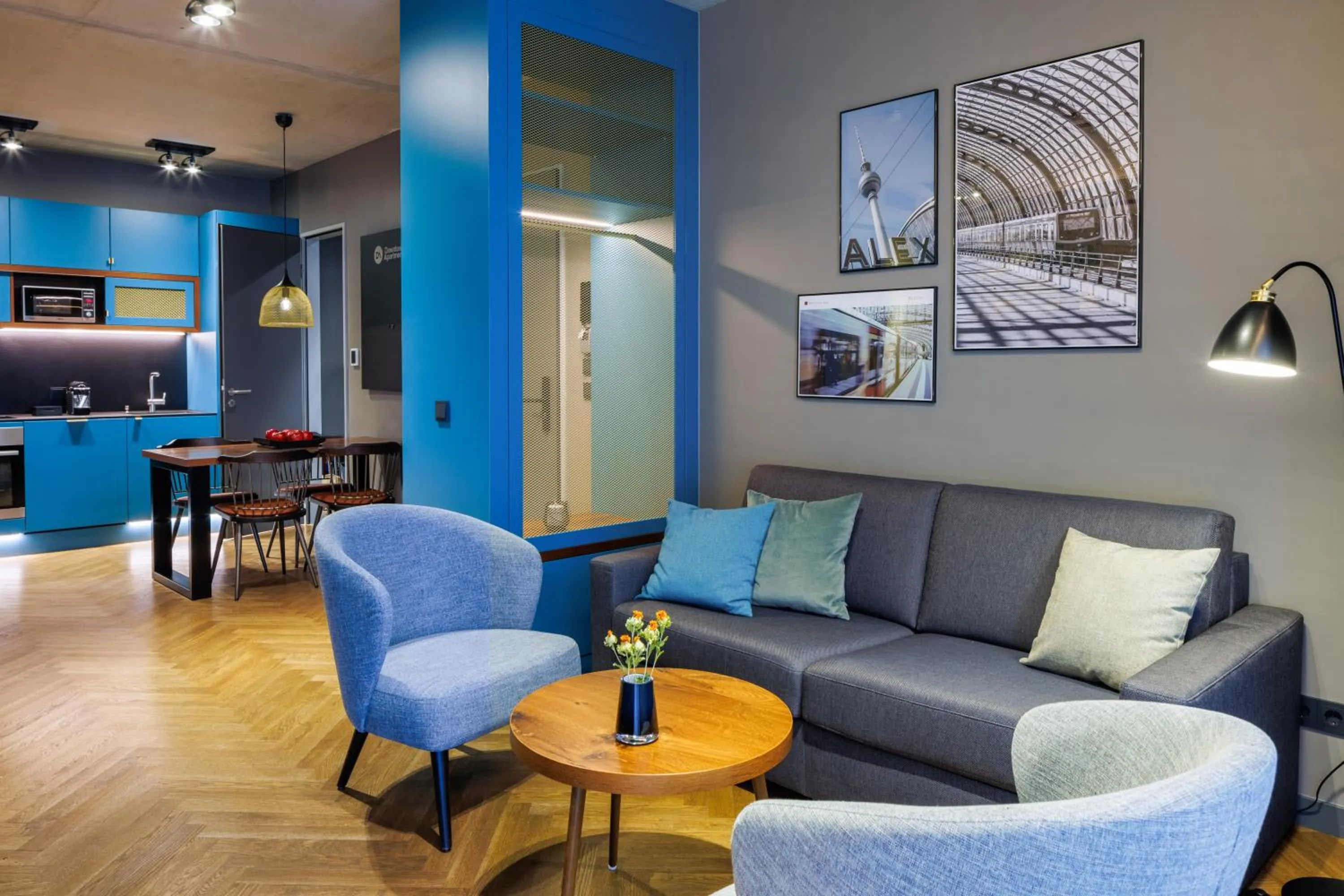 Living room in Downtown Apartments Mitte-Wedding