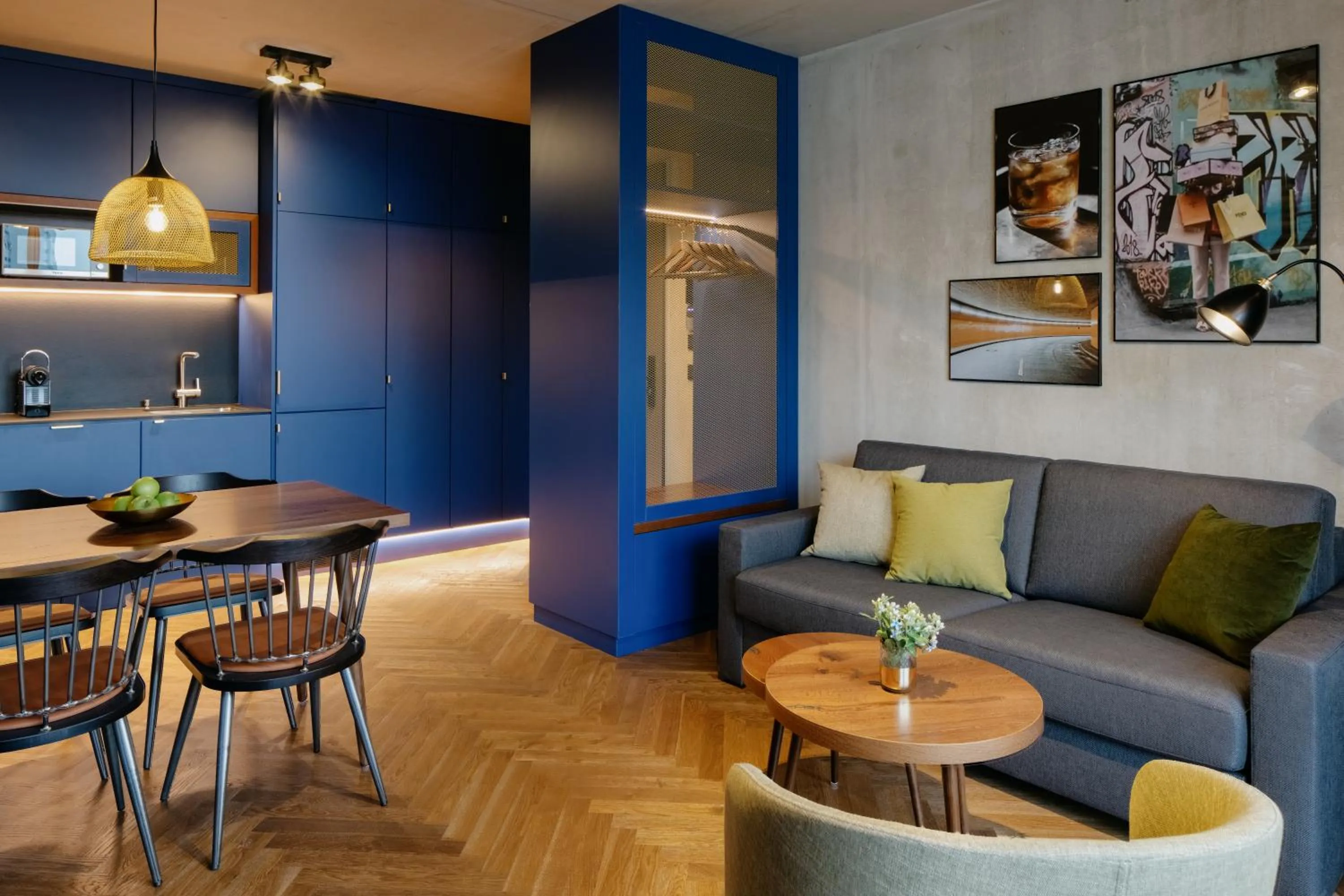 Living room in Downtown Apartments Mitte-Wedding