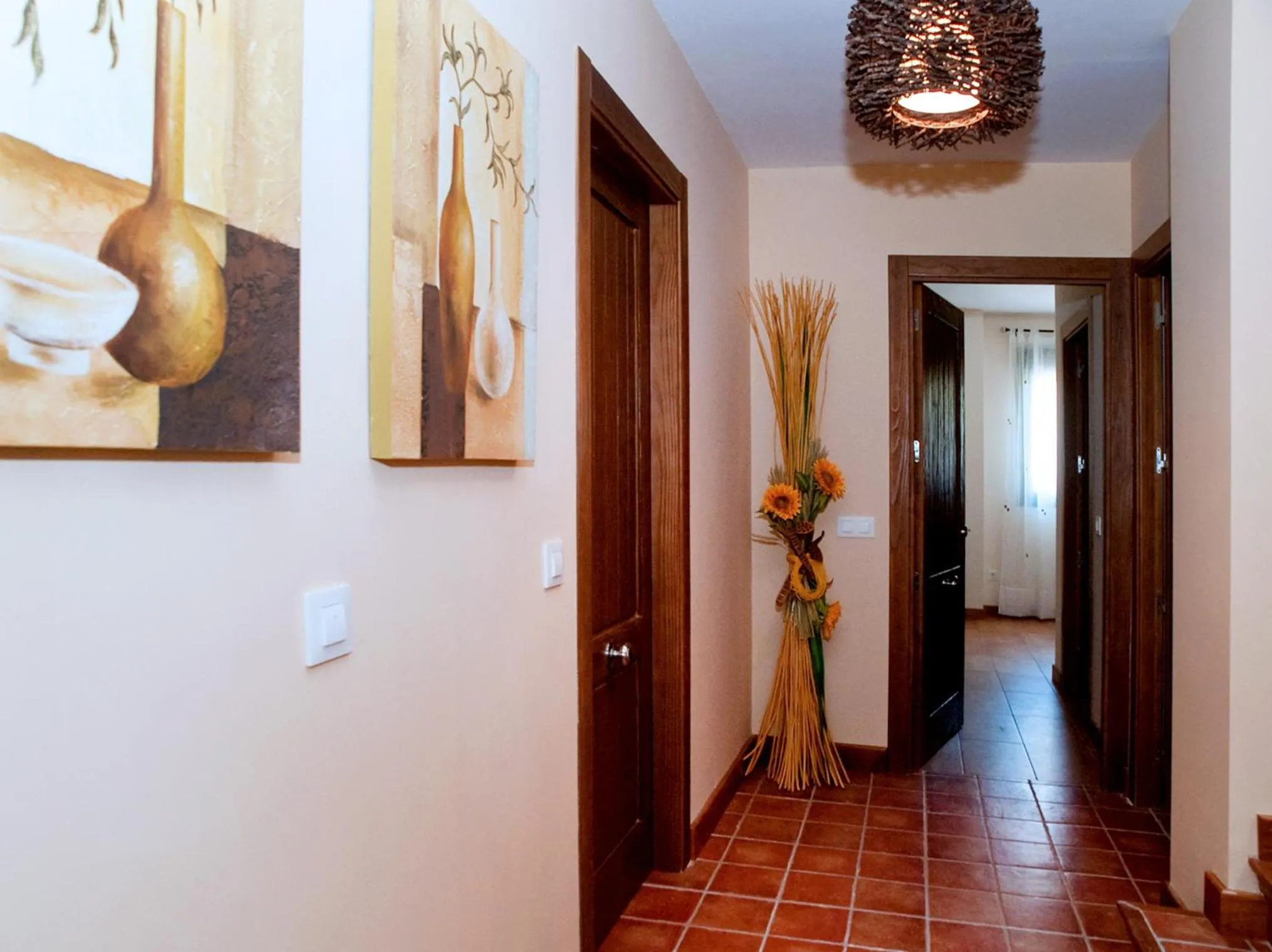 Lobby or reception in Apartamentos Rurales La Vera