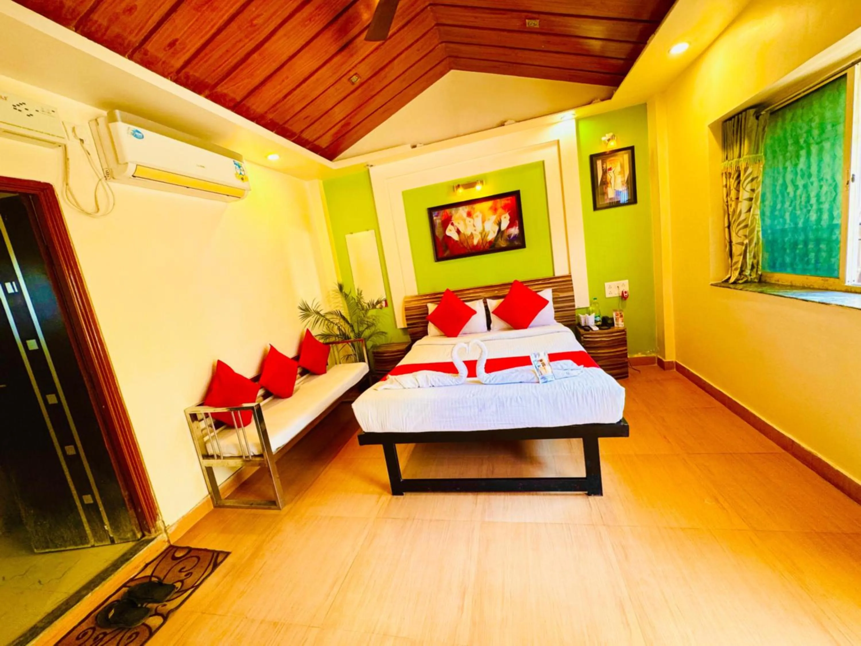 Bed in Hotel Great Annapurna