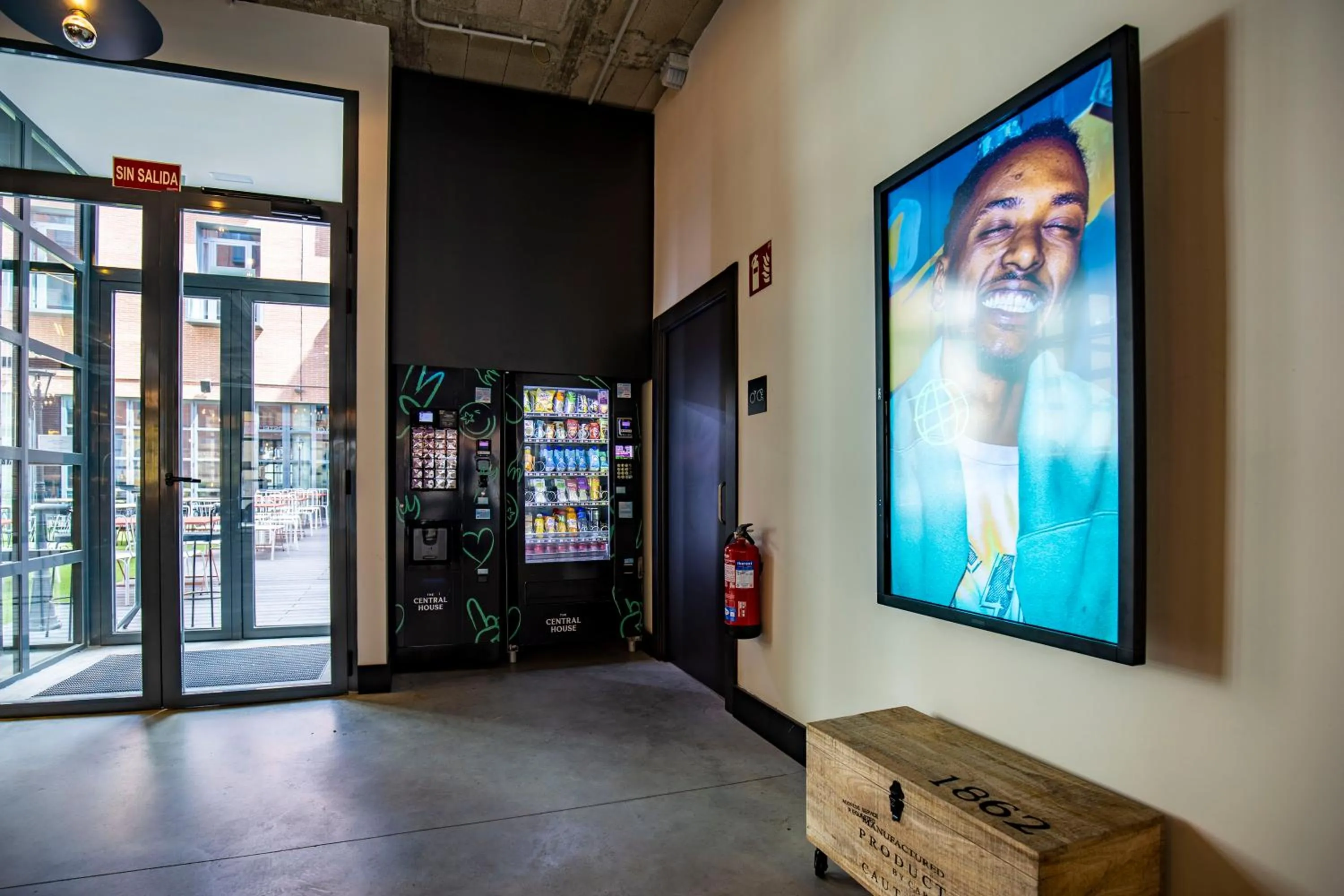 vending machine in The Central House Madrid Lavapiés
