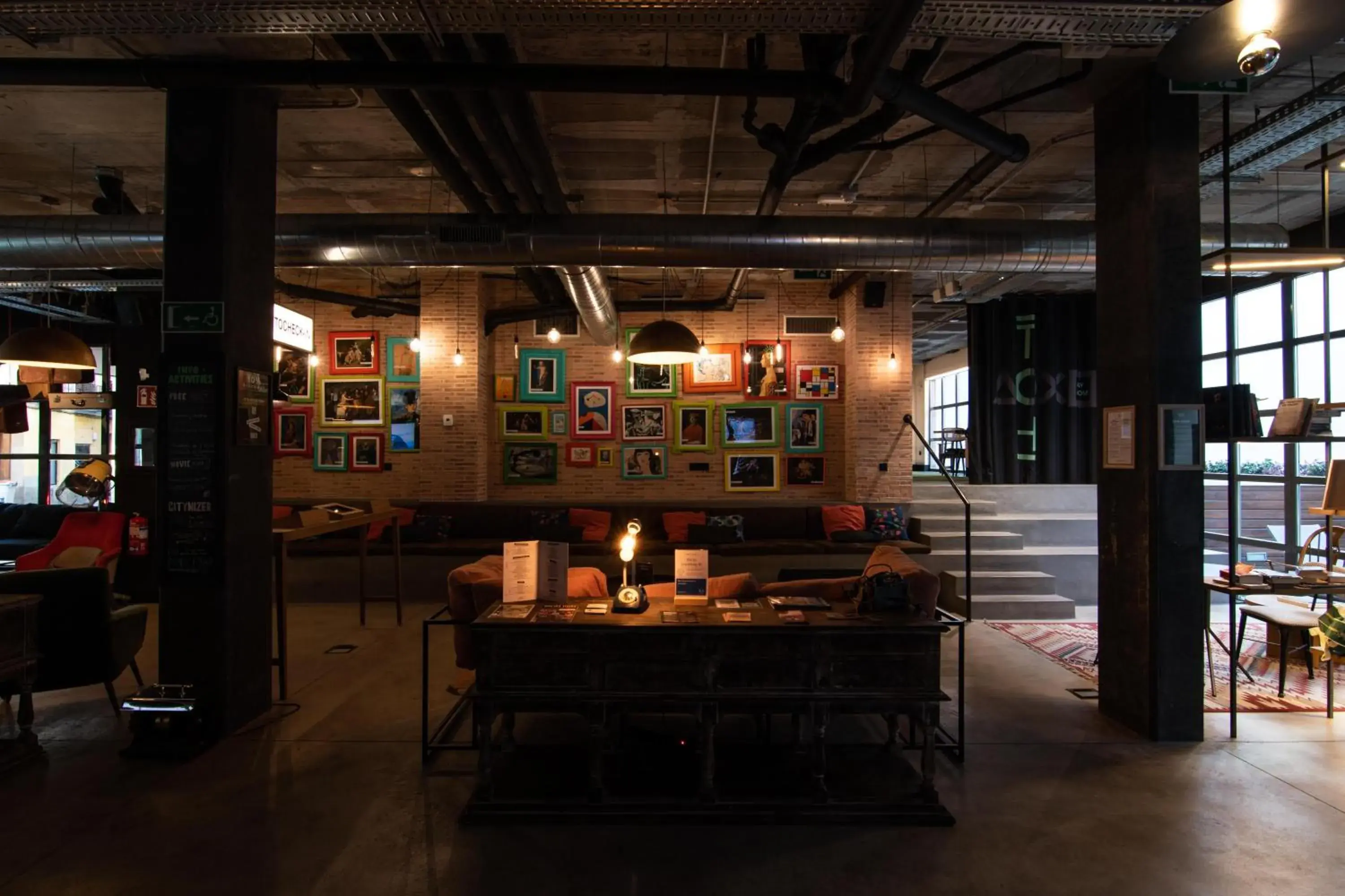 Lobby or reception in The Central House Madrid Lavapiés Lobby or reception in The Central House Madrid Lavapiés