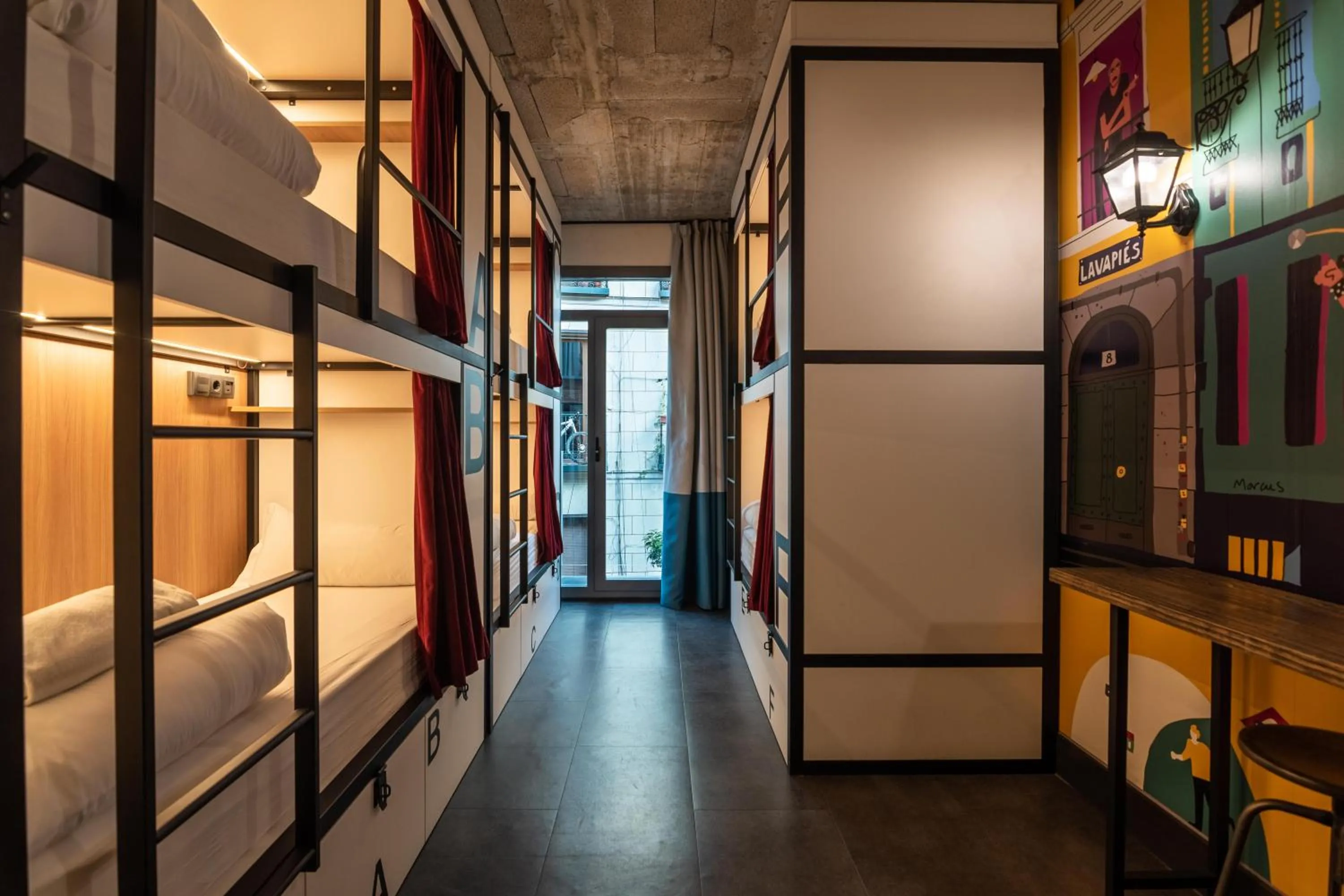 bunk bed in The Central House Madrid Lavapiés