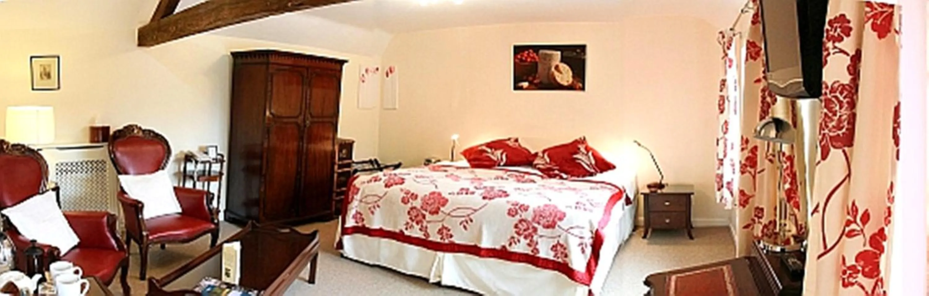 Bedroom, Bed in La Fosse at Cranborne