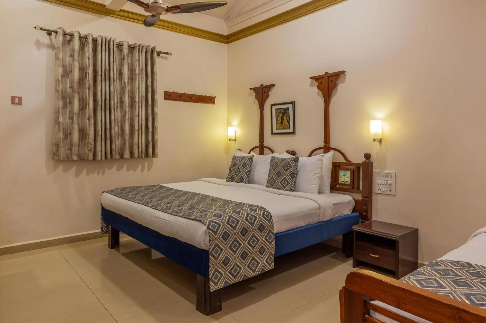 Bed in IL Palazzo Villas