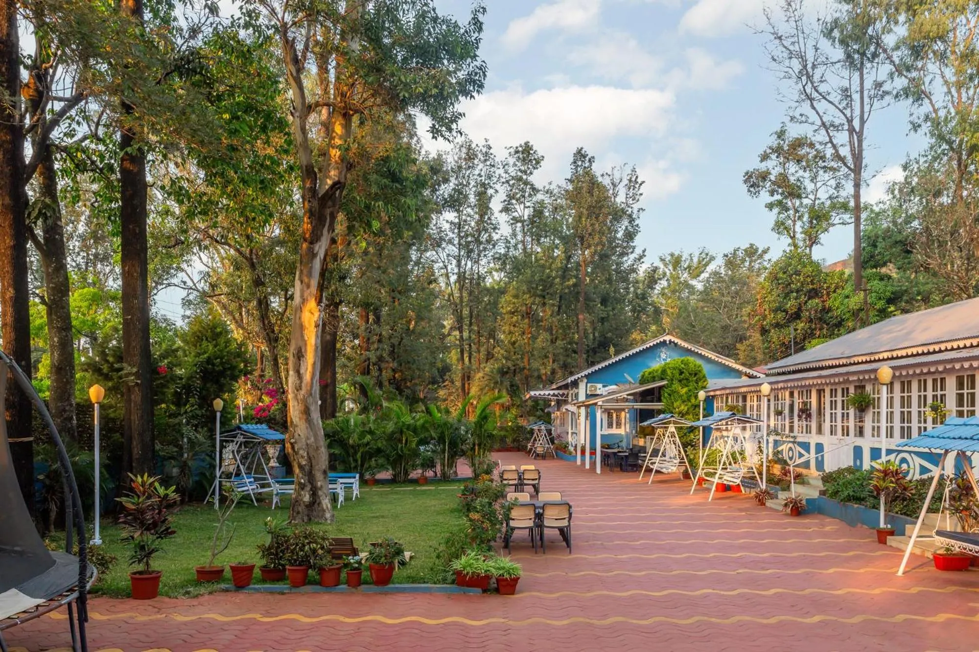 Natural landscape in IL Palazzo Villas