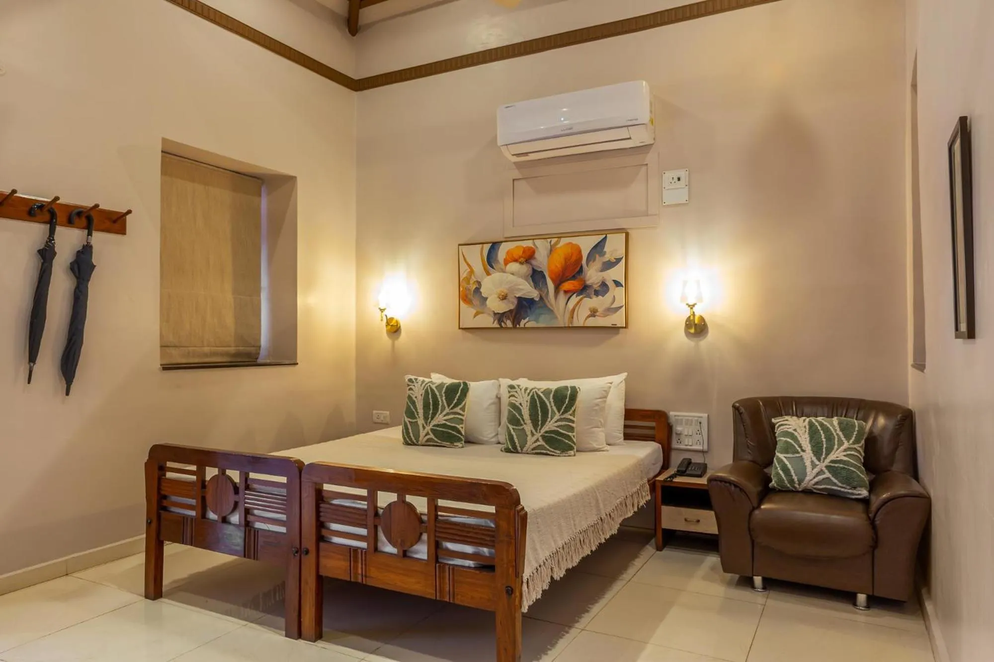 Bed in IL Palazzo Villas