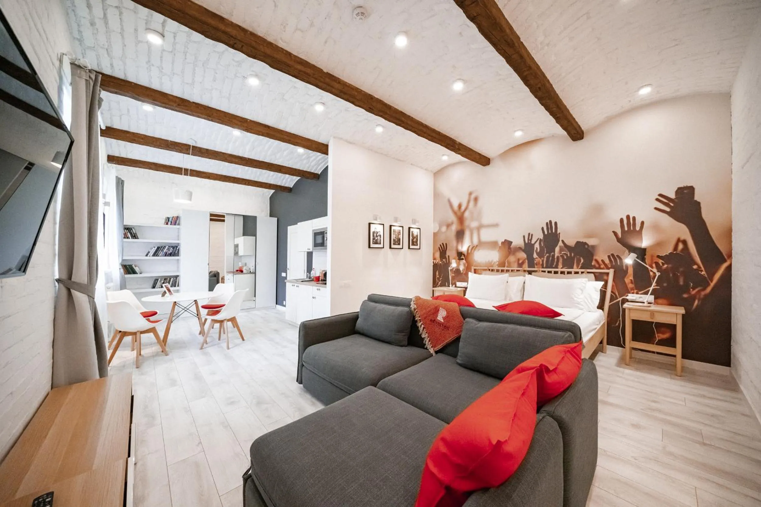 Bed in Revelton Studios Marianske Lazne