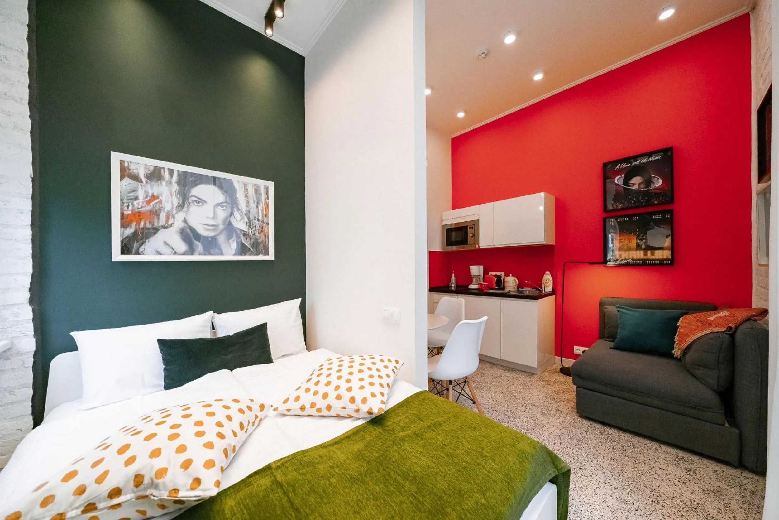 Bed in Revelton Studios Marianske Lazne