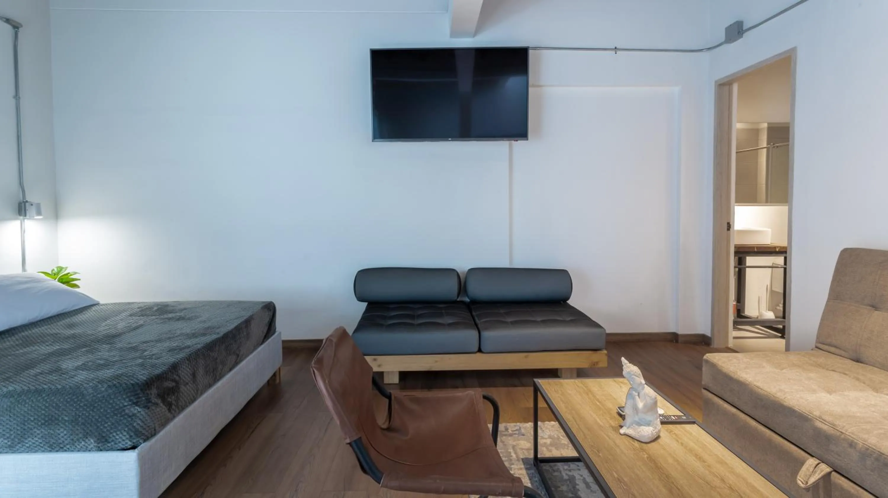 Living room, Bed in Soy Local Primavera