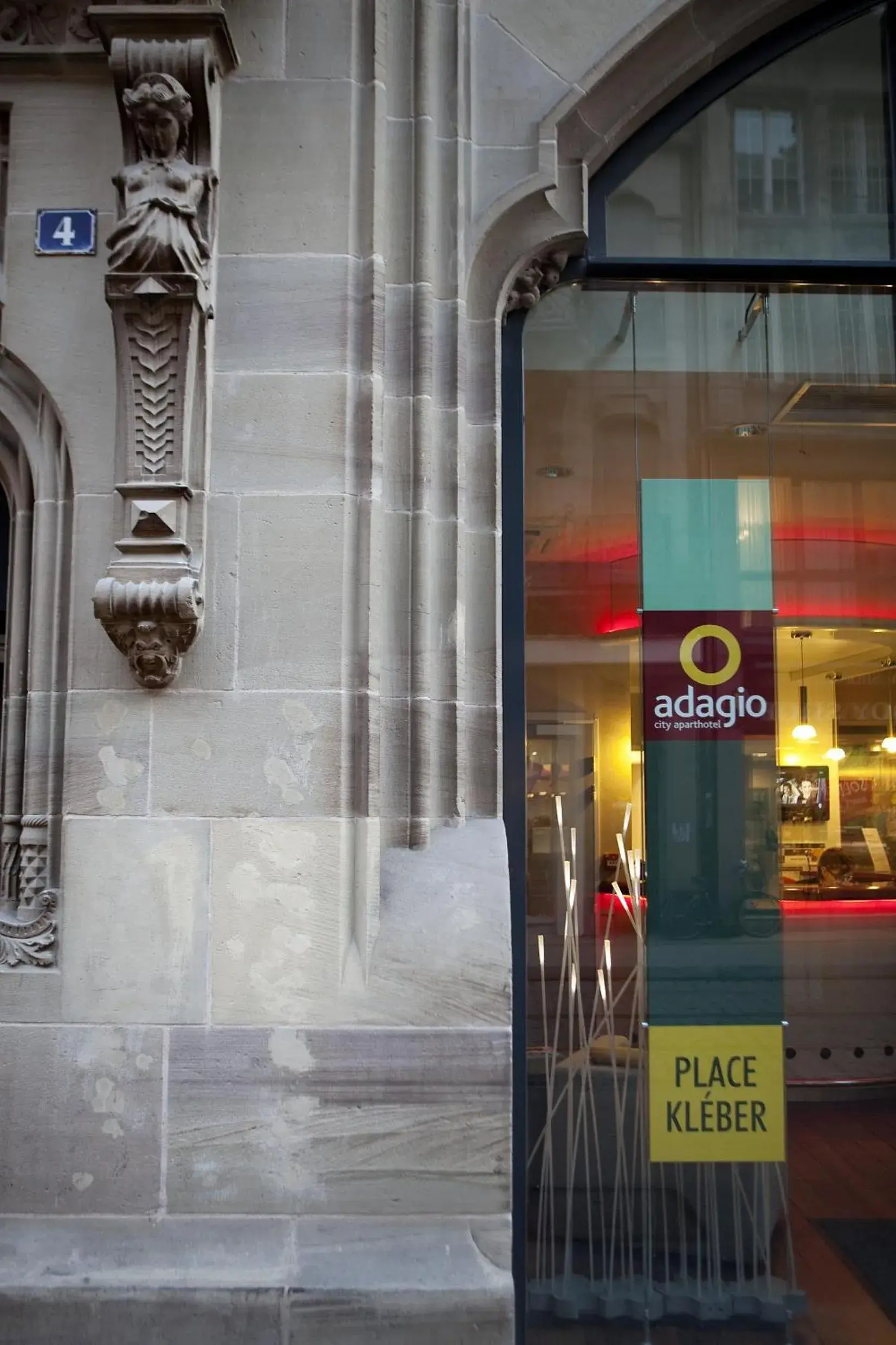 Property building in Aparthotel Adagio Strasbourg Place Kleber Property building in Aparthotel Adagio Strasbourg Place Kleber