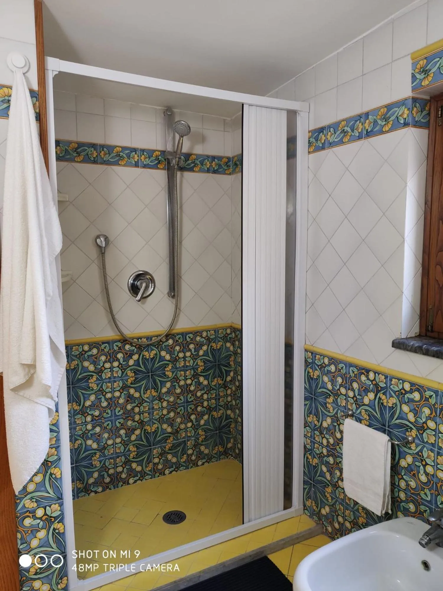 Shower in La dimora di bronzo