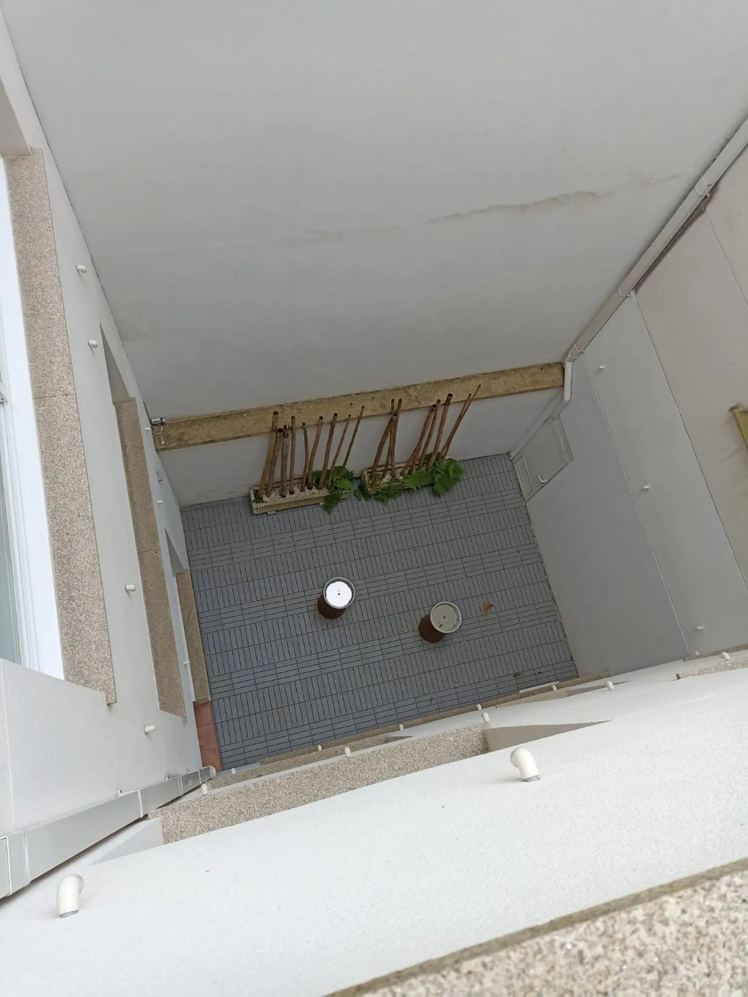 Inner courtyard view in Hotel Marycielo