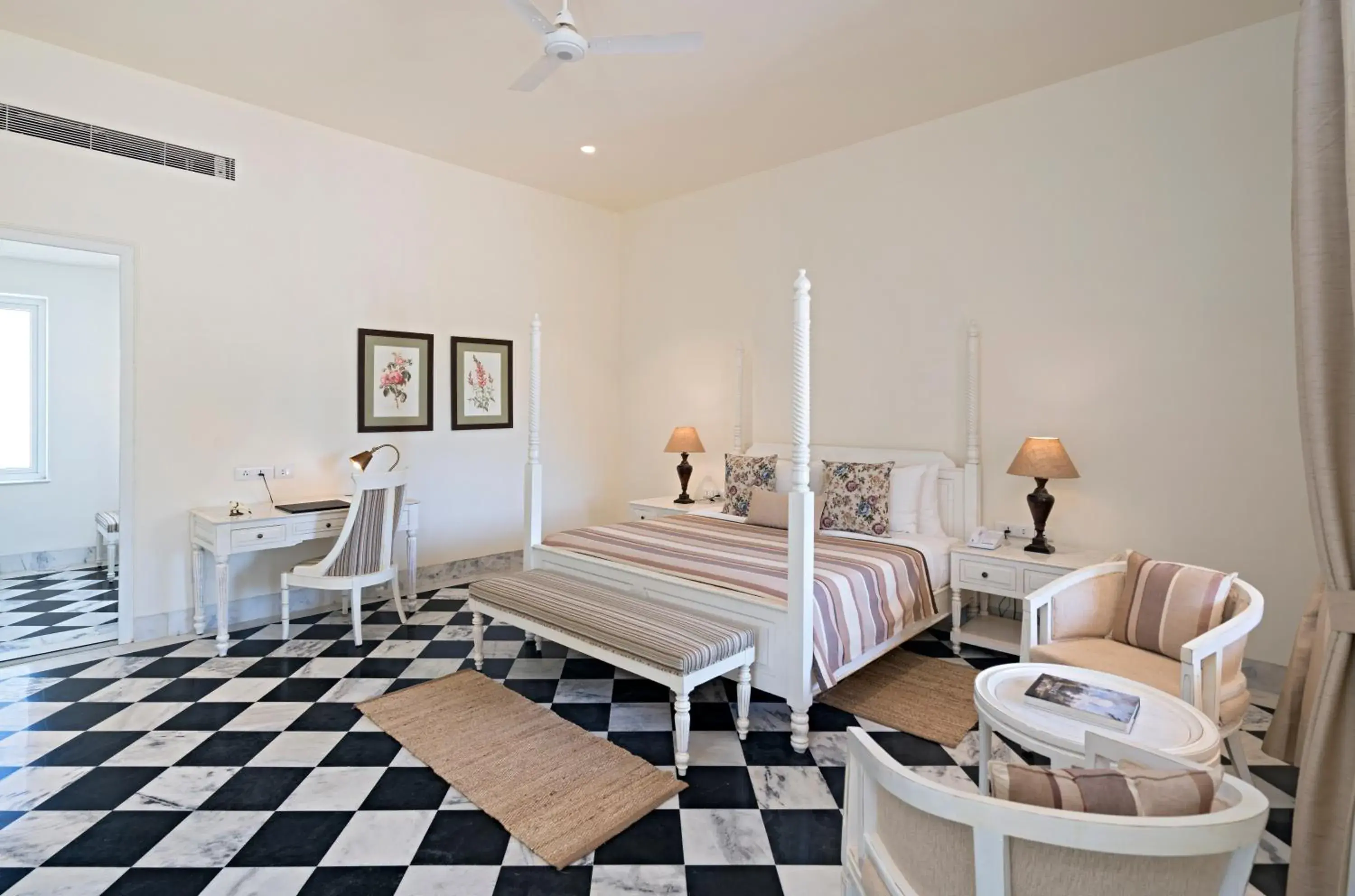 Bedroom, Bed in Sariska Manor Luxury Cottages Tehla Bedroom, Bed in Sariska Manor Luxury Cottages Tehla
