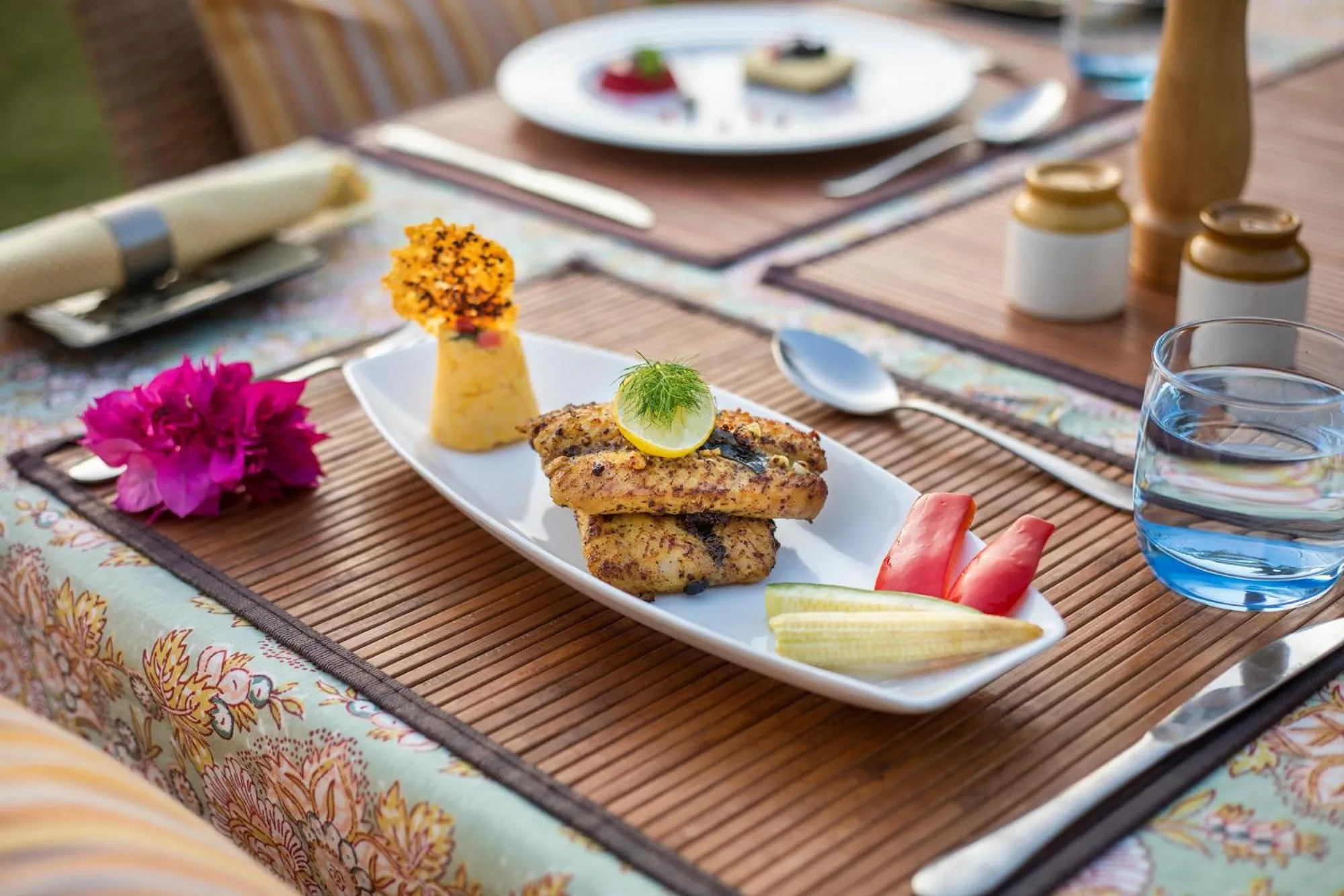 Food in Sariska Manor Luxury Cottages Tehla