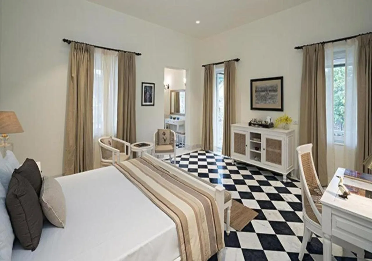 Photo of the whole room, Bed in Sariska Manor Luxury Cottages Tehla