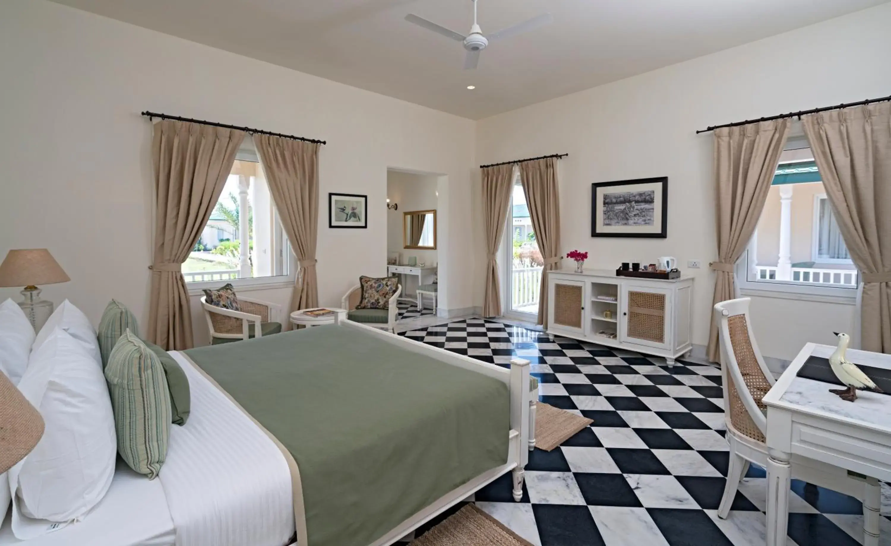 Bedroom, Bed in Sariska Manor Luxury Cottages Tehla Bedroom, Bed in Sariska Manor Luxury Cottages Tehla