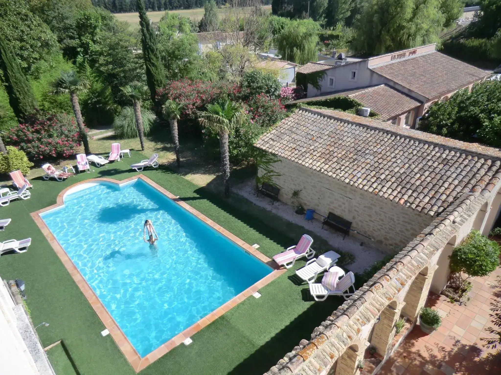 Bird's eye view in Hôtel du Parc, Avignon Est, The Originals City, Bird's eye view in Hôtel du Parc, Avignon Est, The Originals City,
