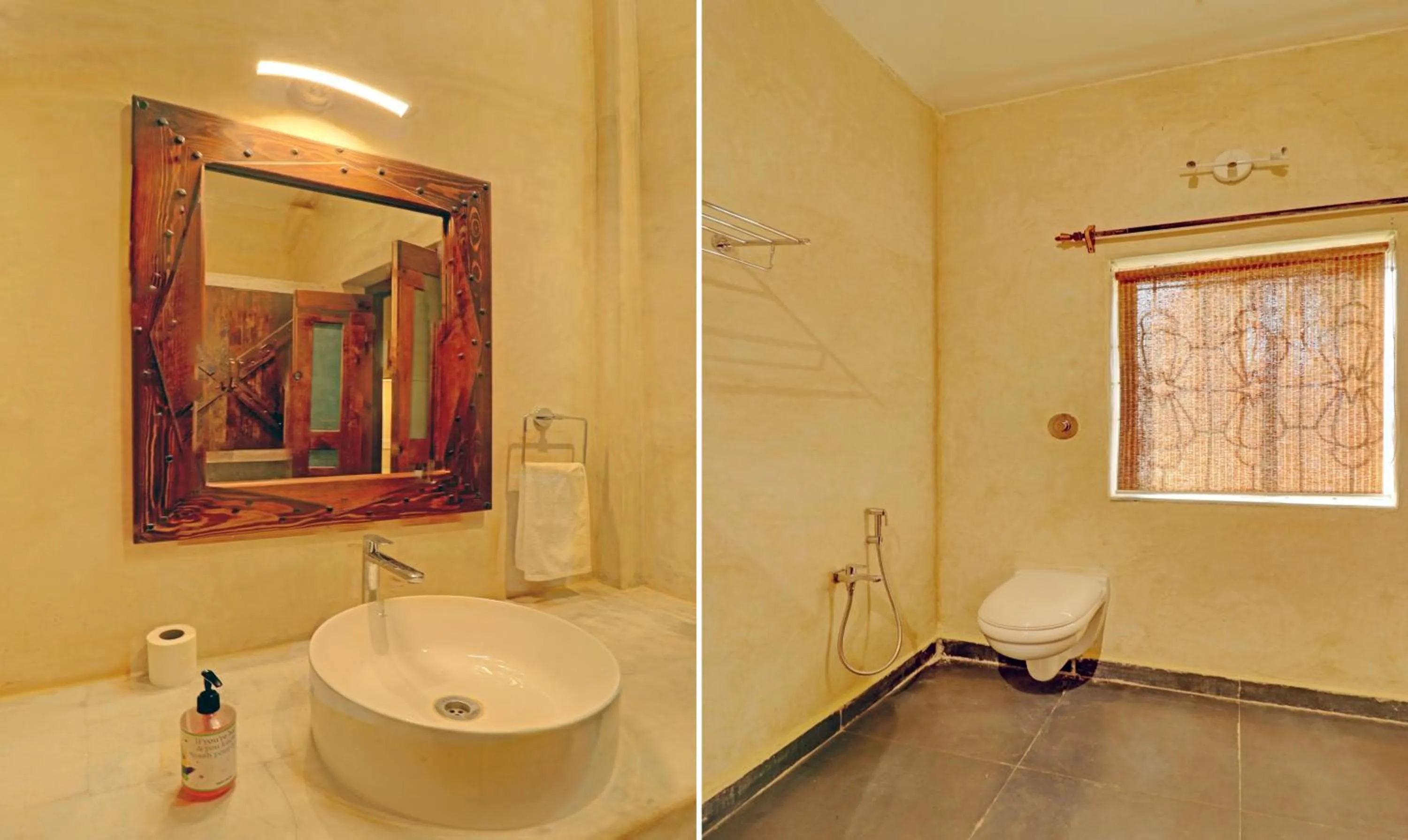 Toilet in Treebo Morjim Banyan Resort