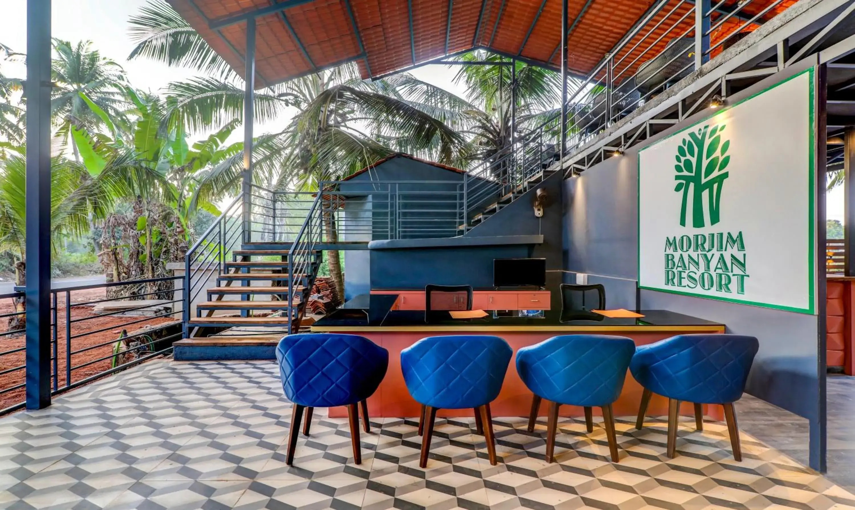 Lobby or reception in Treebo Morjim Banyan Resort Lobby or reception in Treebo Morjim Banyan Resort