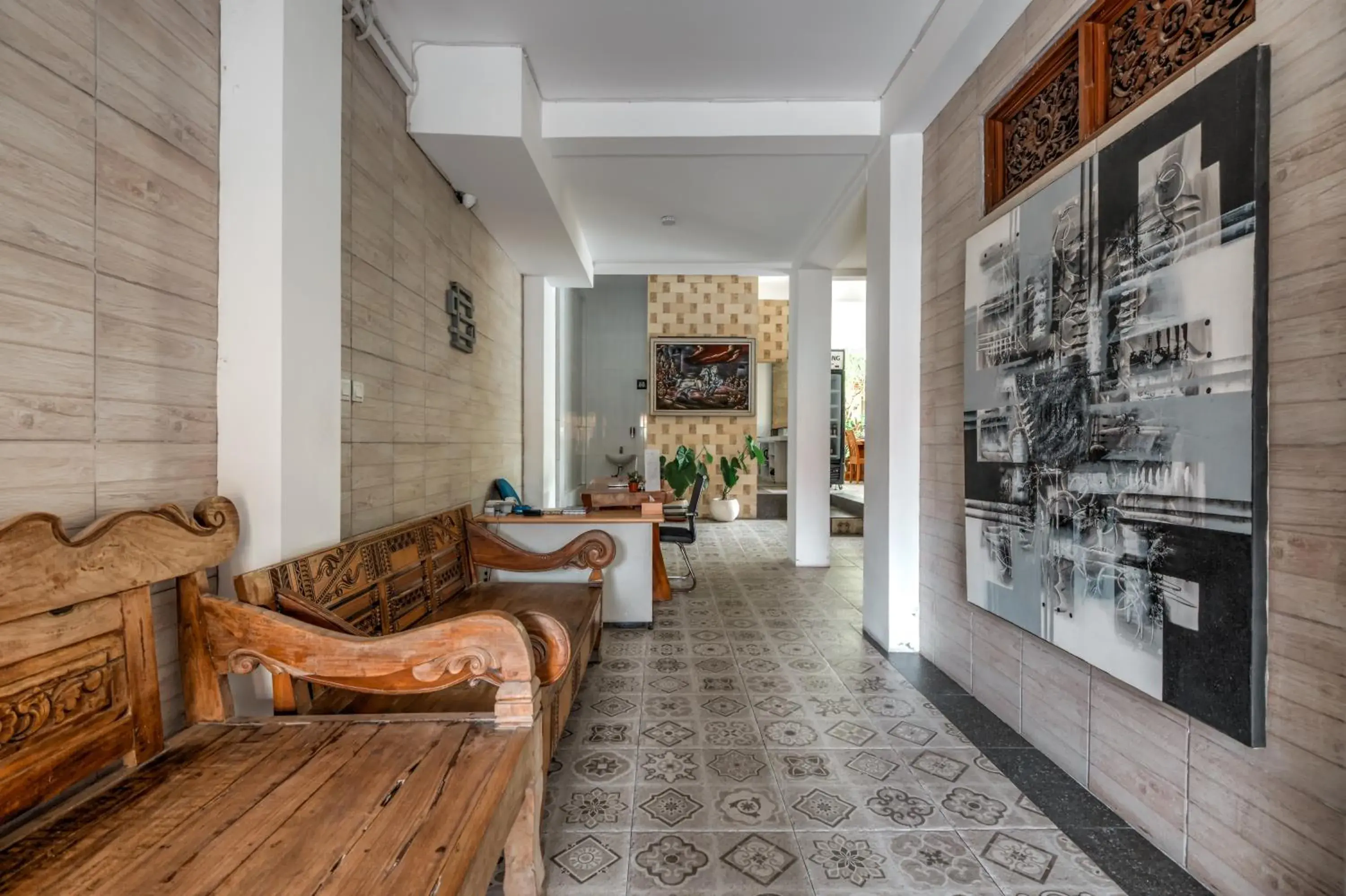 Lobby or reception in D Sarian Seminyak Lobby or reception in D Sarian Seminyak