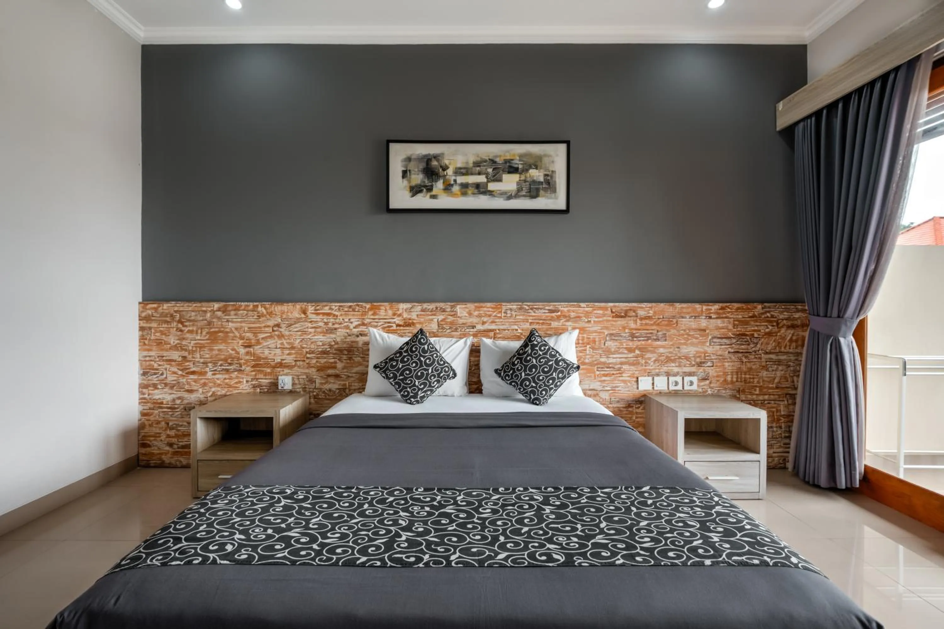 Bedroom, Bed in D Sarian Seminyak