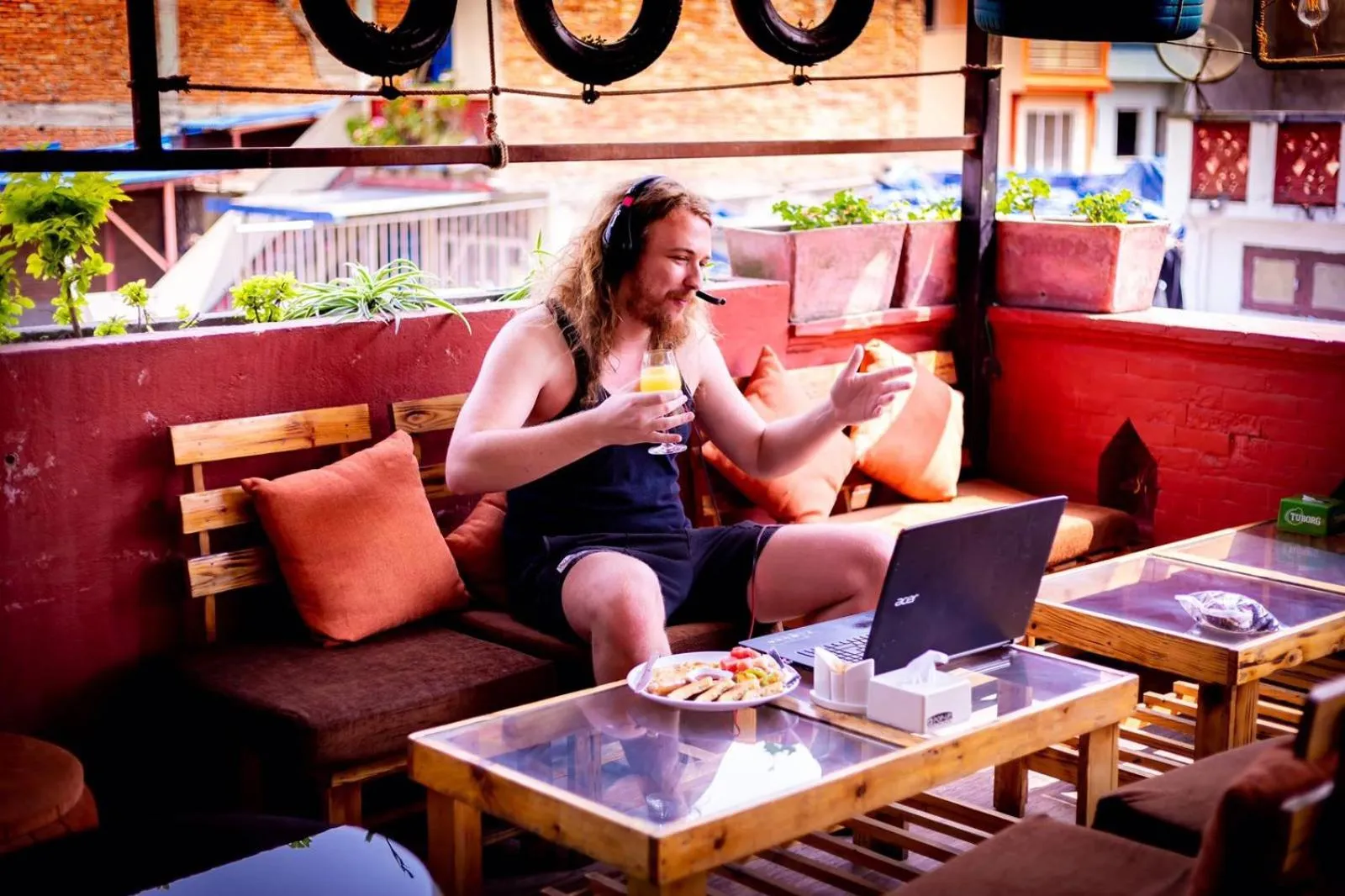 Guests in Holiday Hostel