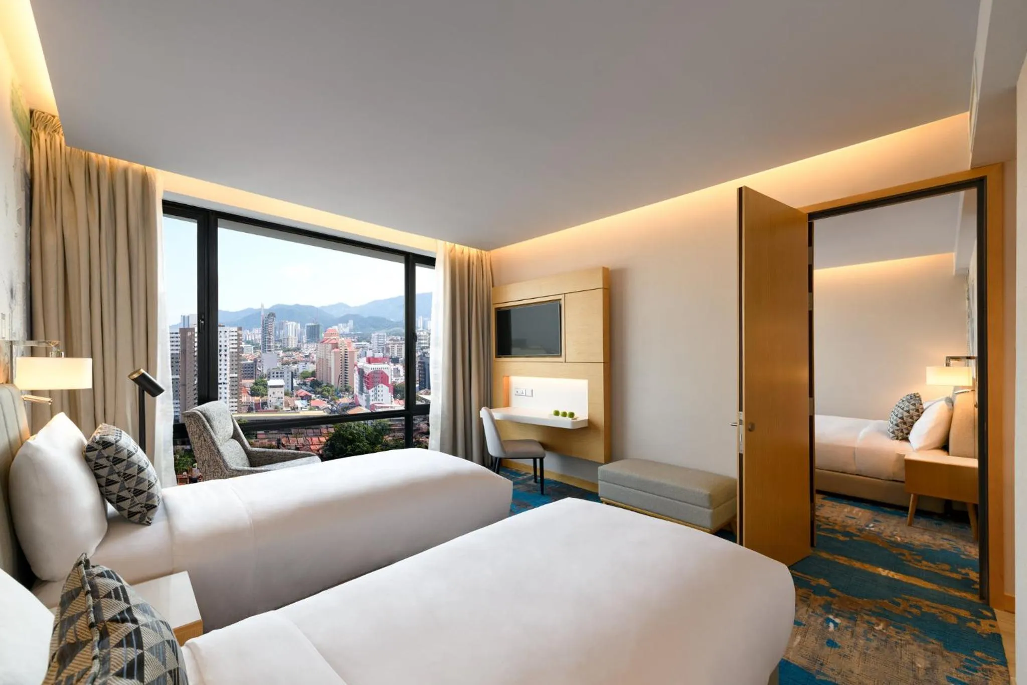 Photo of the whole room, Bed in OZO George Town Penang