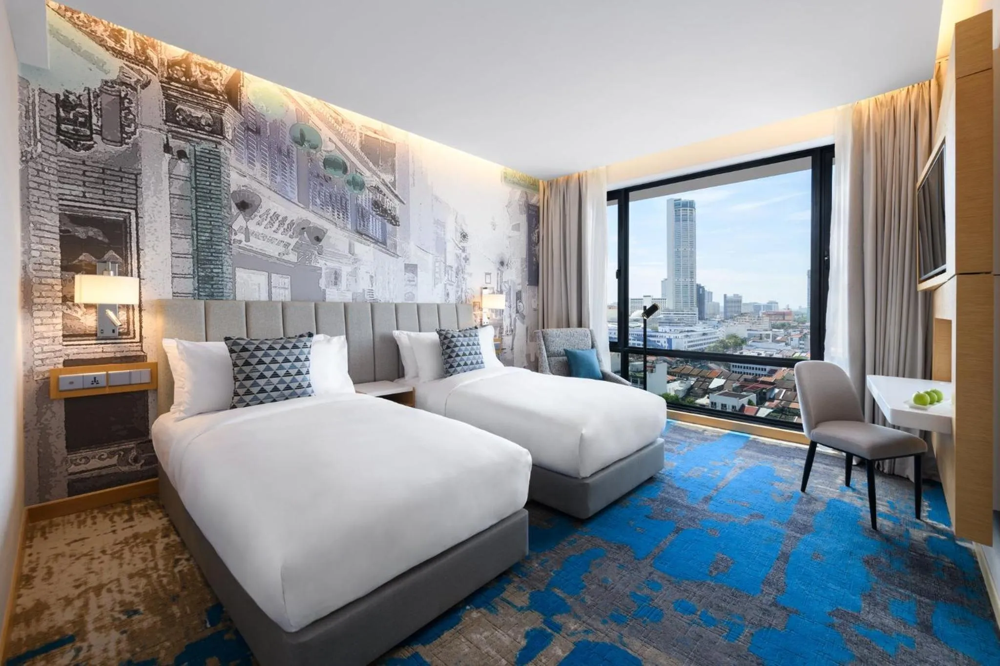 Photo of the whole room, Bed in OZO George Town Penang