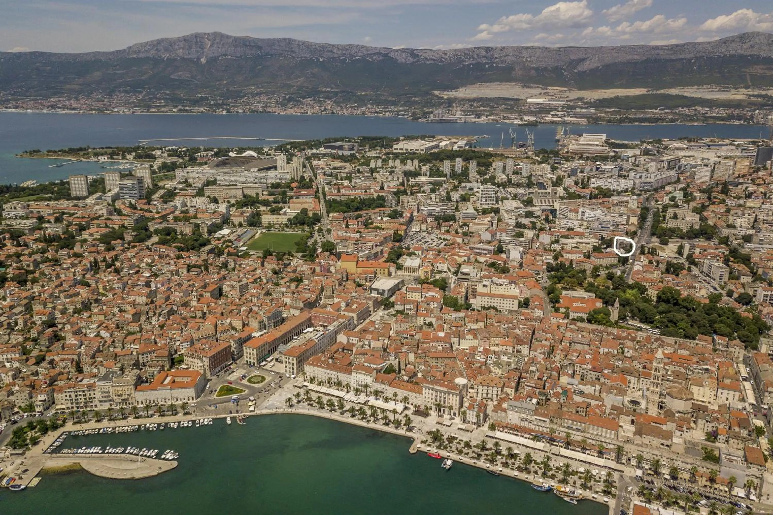 Bird's eye view in Heritage Hotel FERMAI MGallery Split