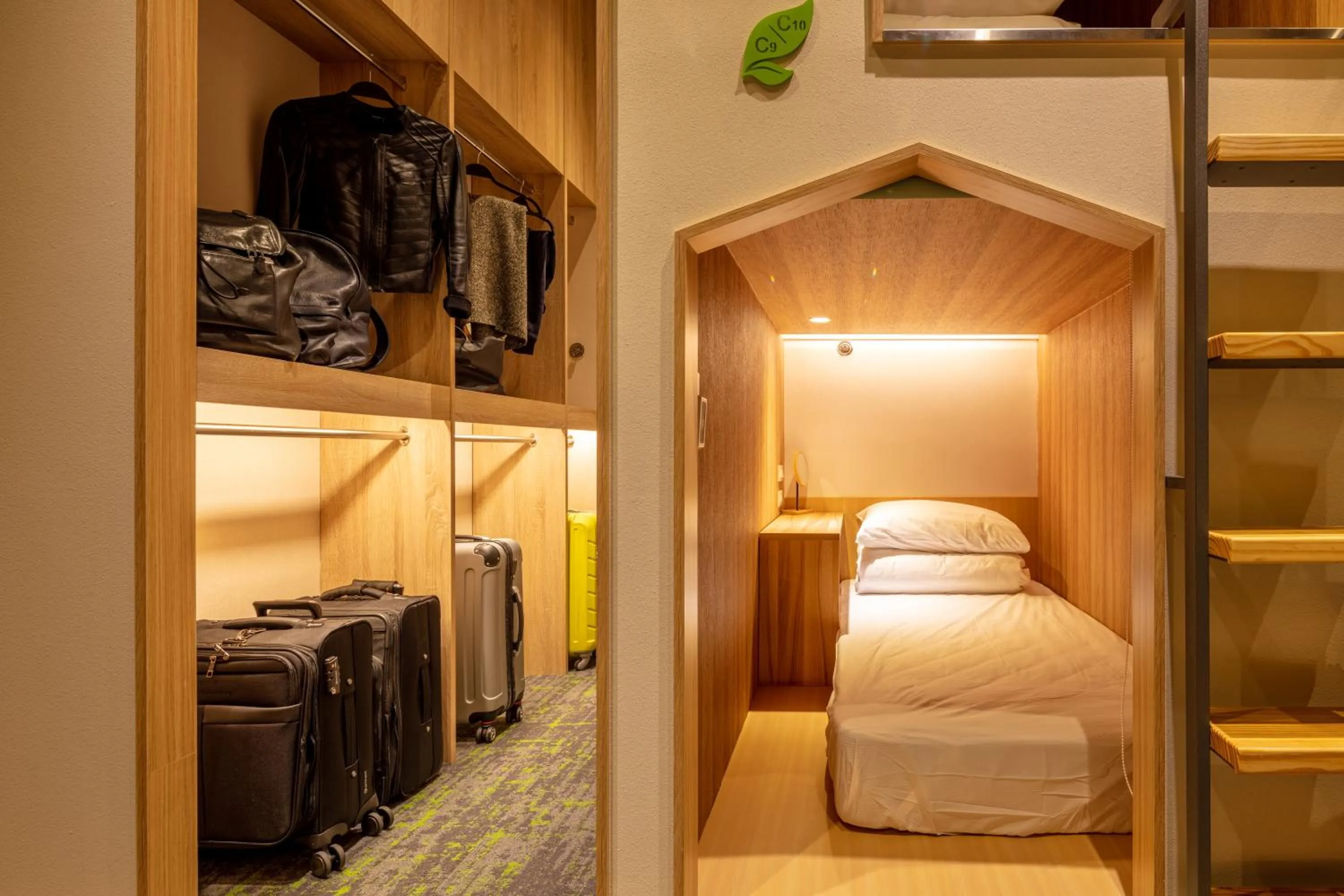 Bed in CHO Stay Capsule Hotel-Taoyuan Airport T2
