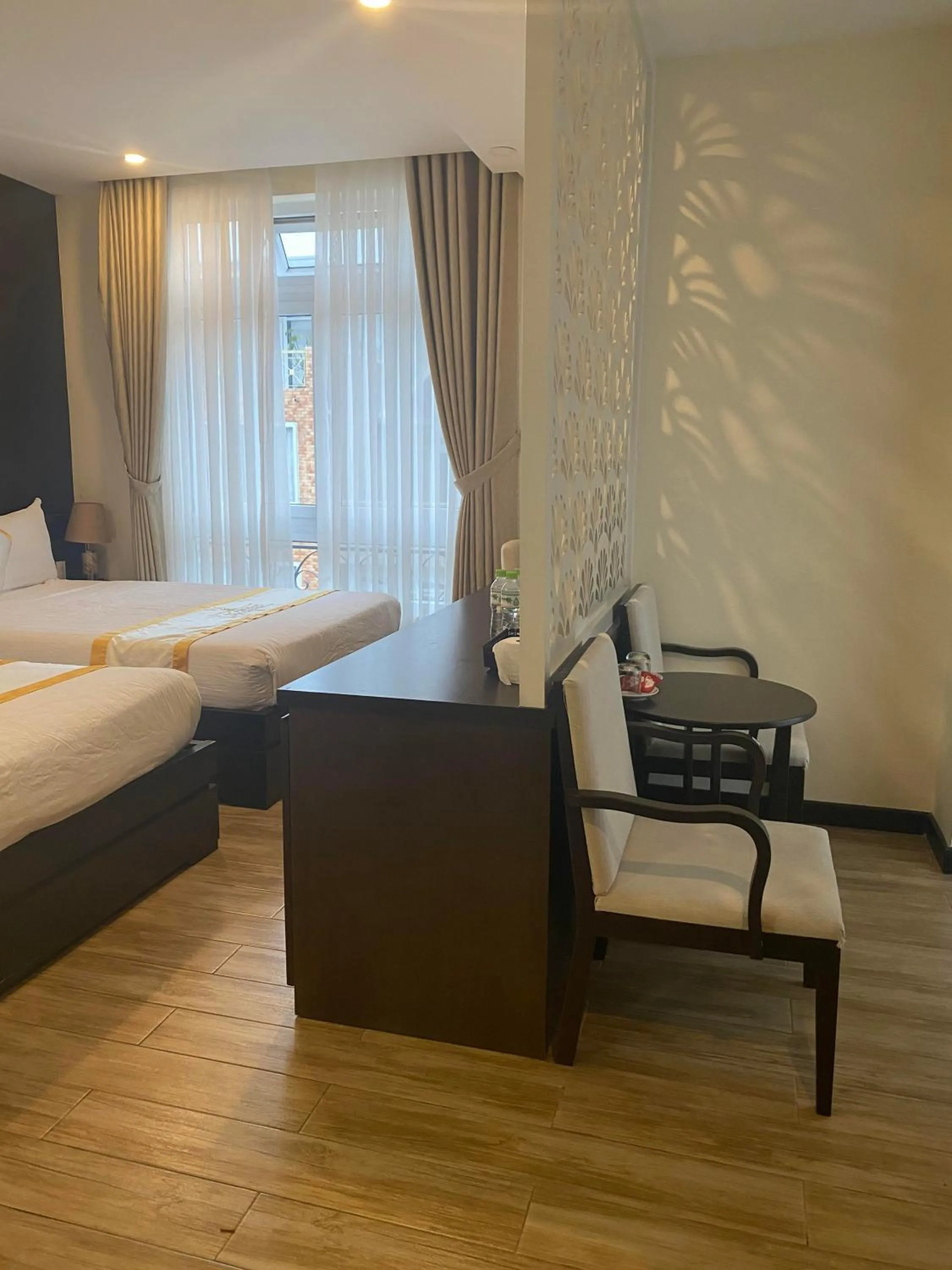 Bed in Thien Ly Hotel - Da Lat Center